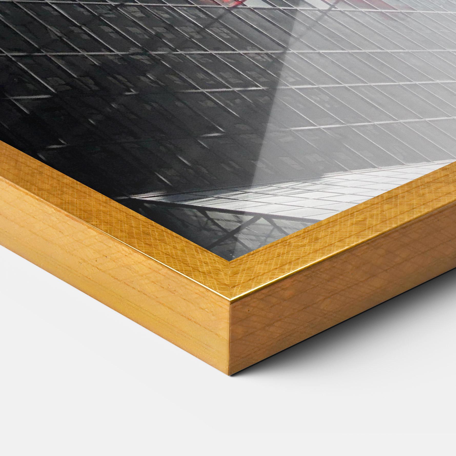 Gerahmte Poster Big Glass Tower mockup 3