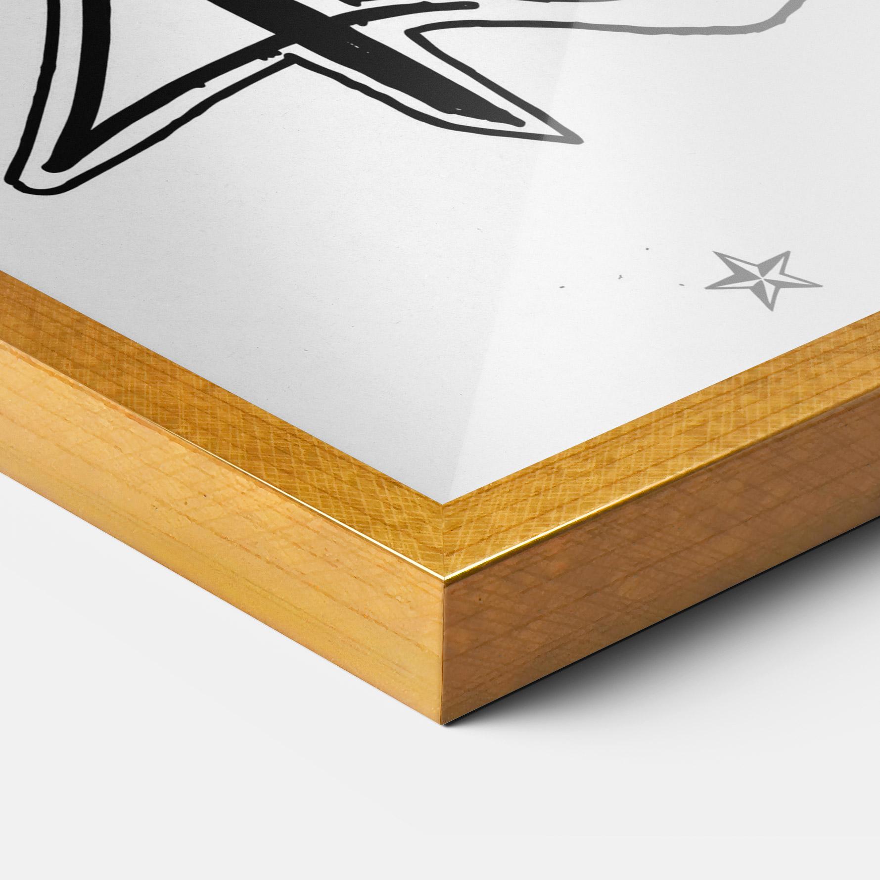 Gerahmte Poster Head Of Liberty Statue mockup 3