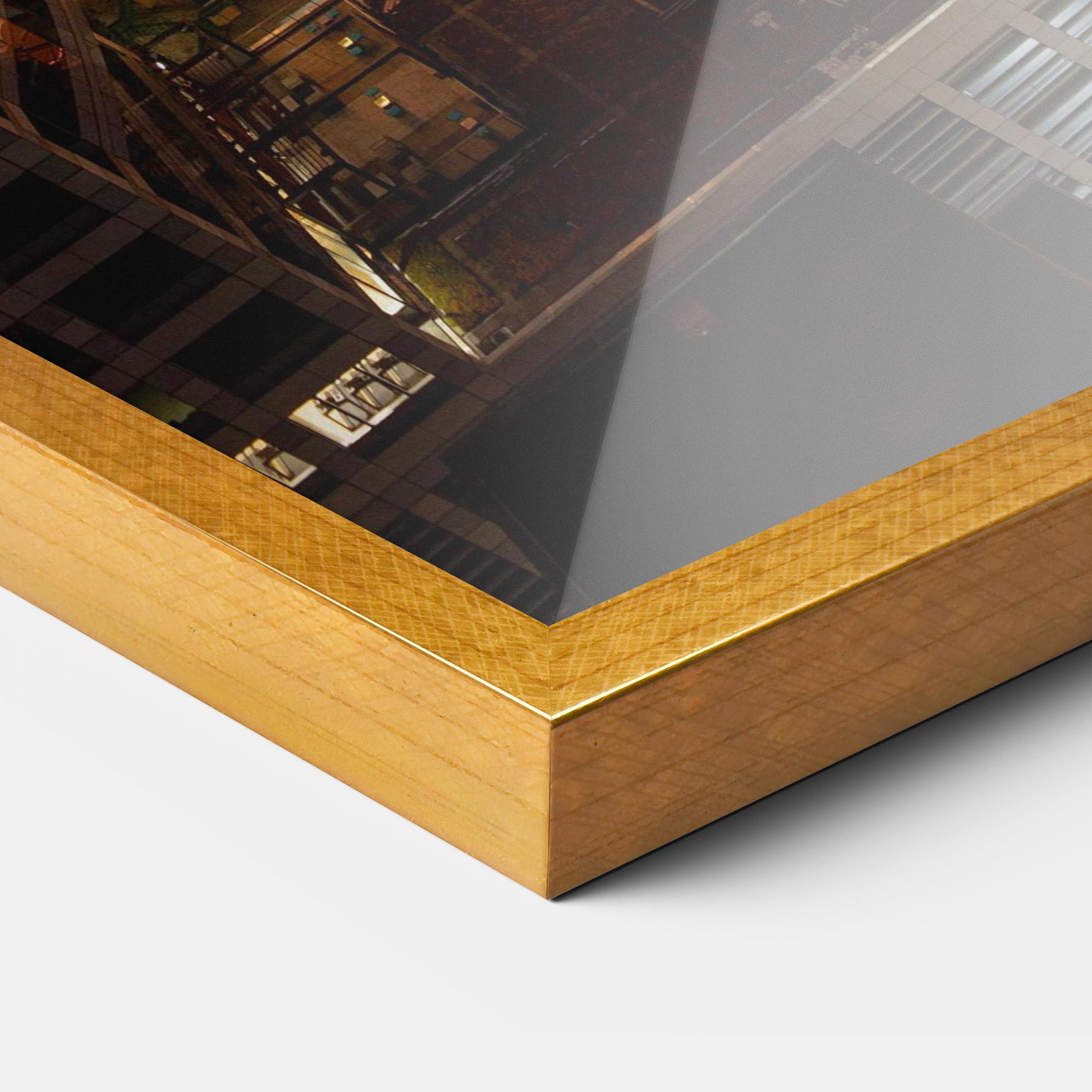 Gerahmte Poster Hight City Building mockup 3