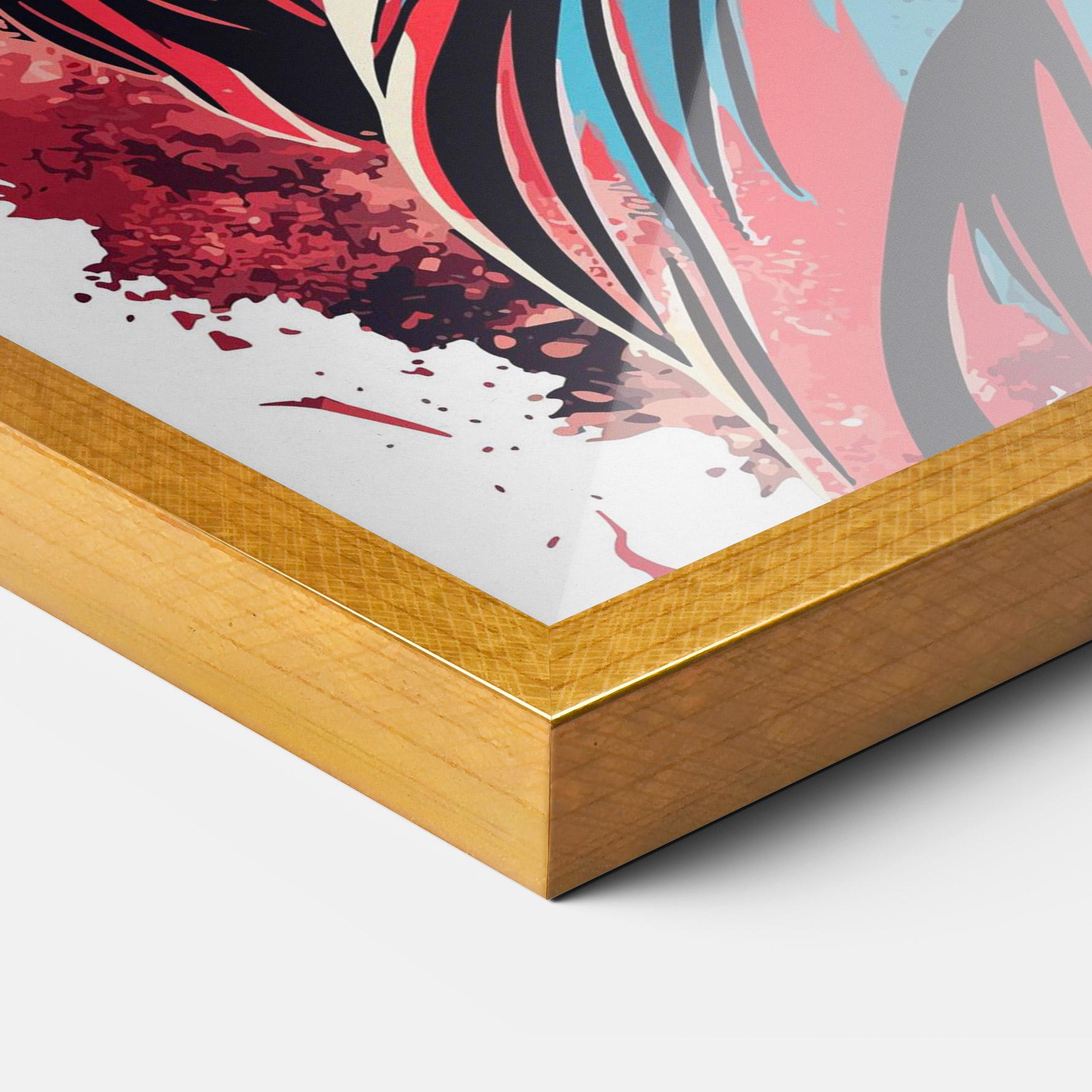 Gerahmte Poster Liberty Statue Art mockup 3