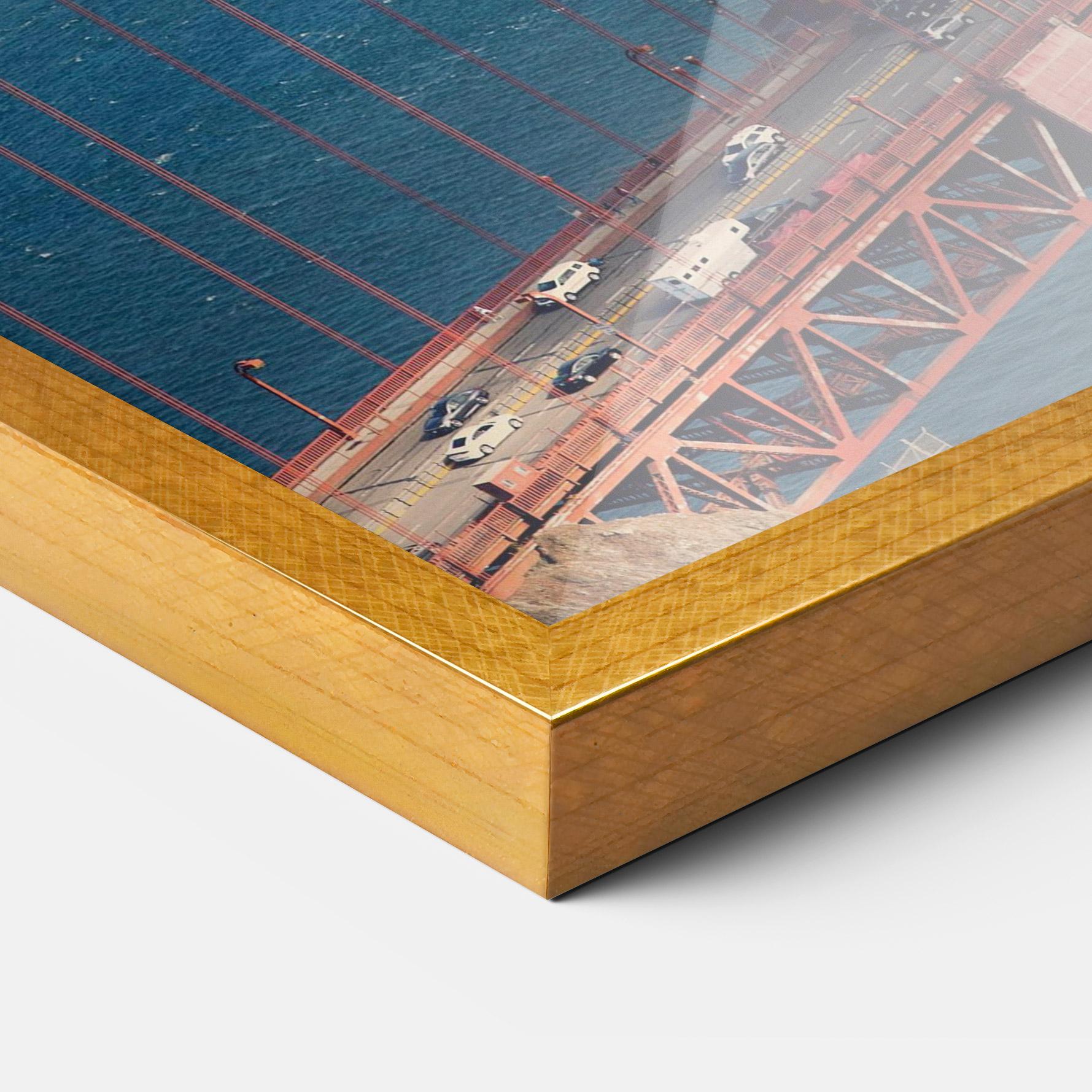 Gerahmte Poster Red High Bridge mockup 3