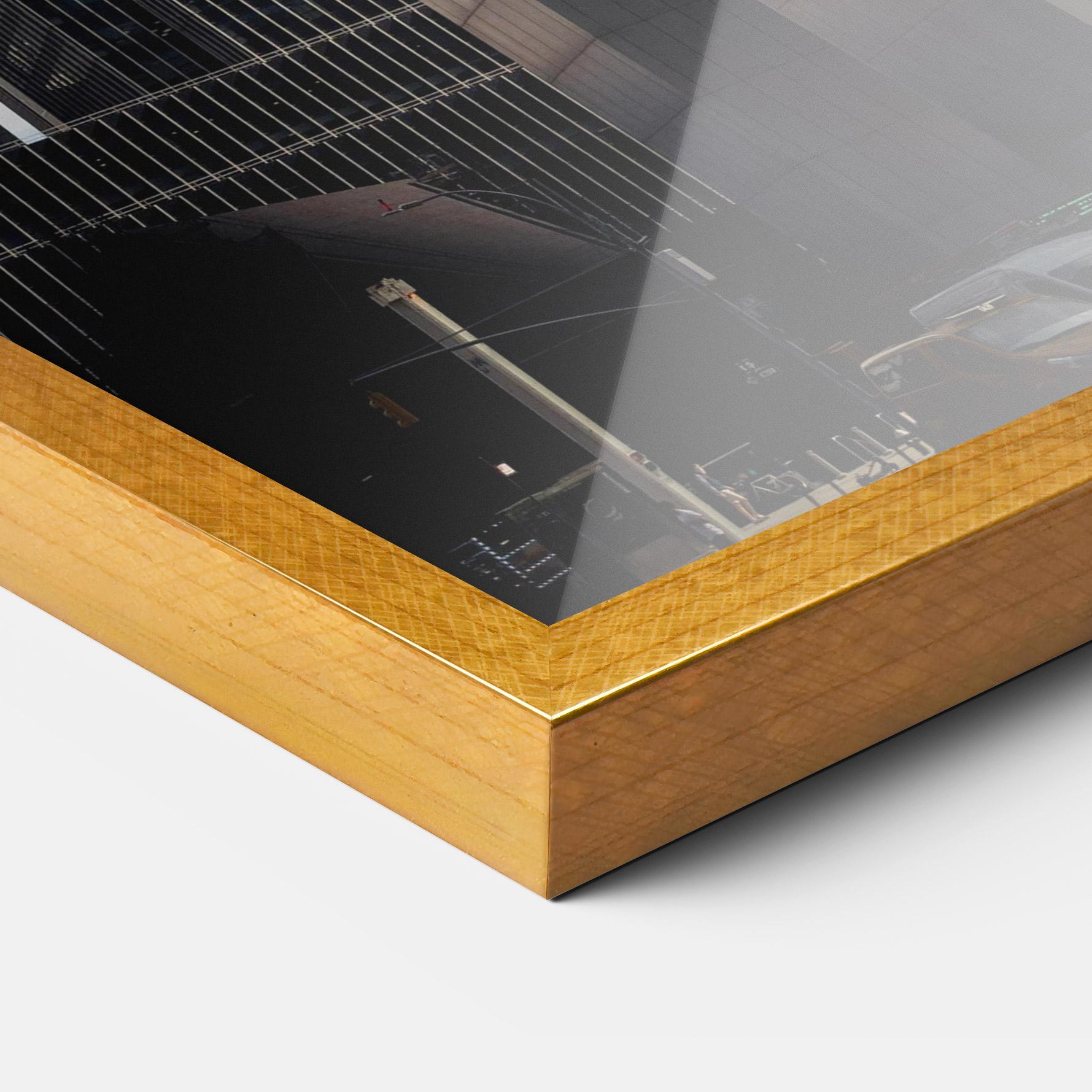 Gerahmte Poster Skyline Building mockup 3