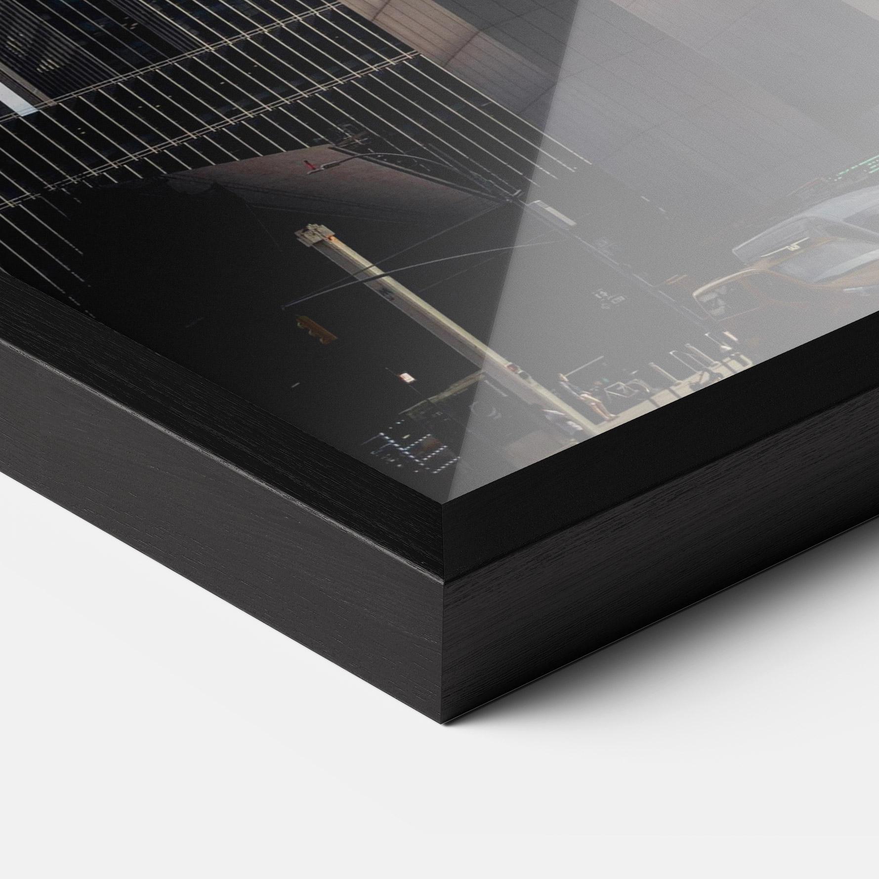 Gerahmte Poster Skyline Building mockup 3