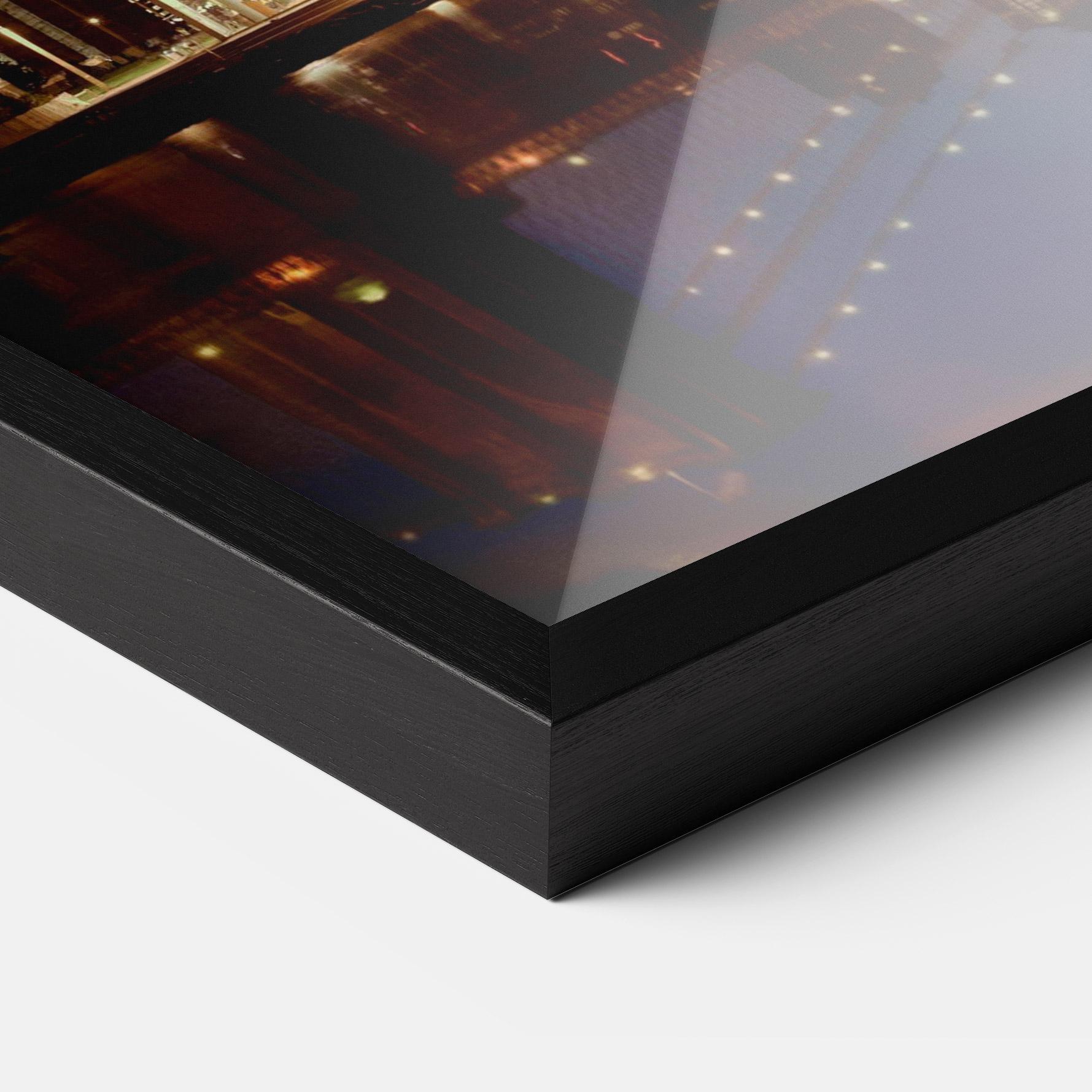 Gerahmte Poster Sunset New York mockup 3