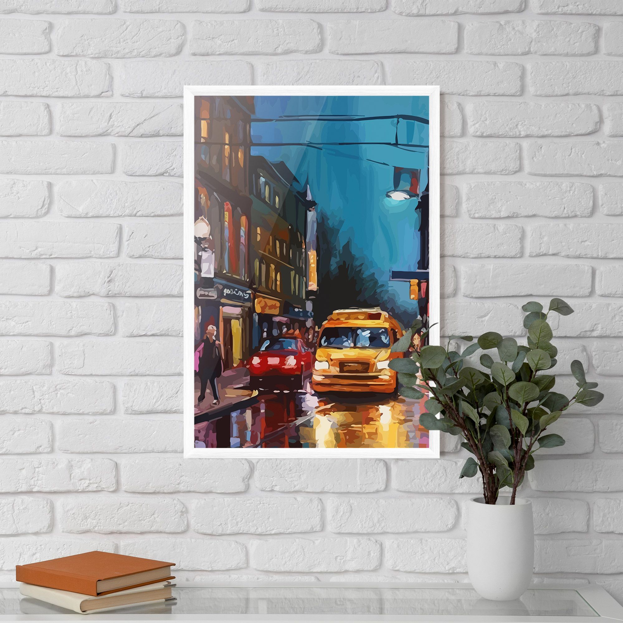 Yellow Car City mockup 5