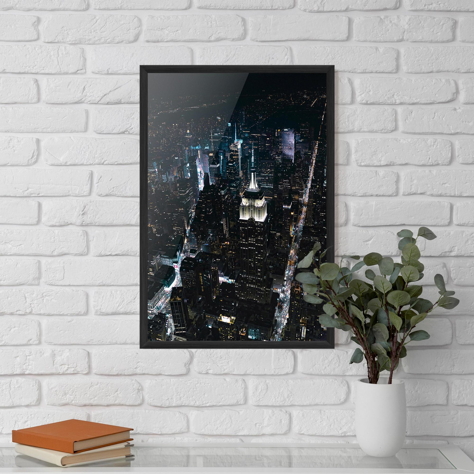 Gerahmte Poster Night Landscape mockup 5