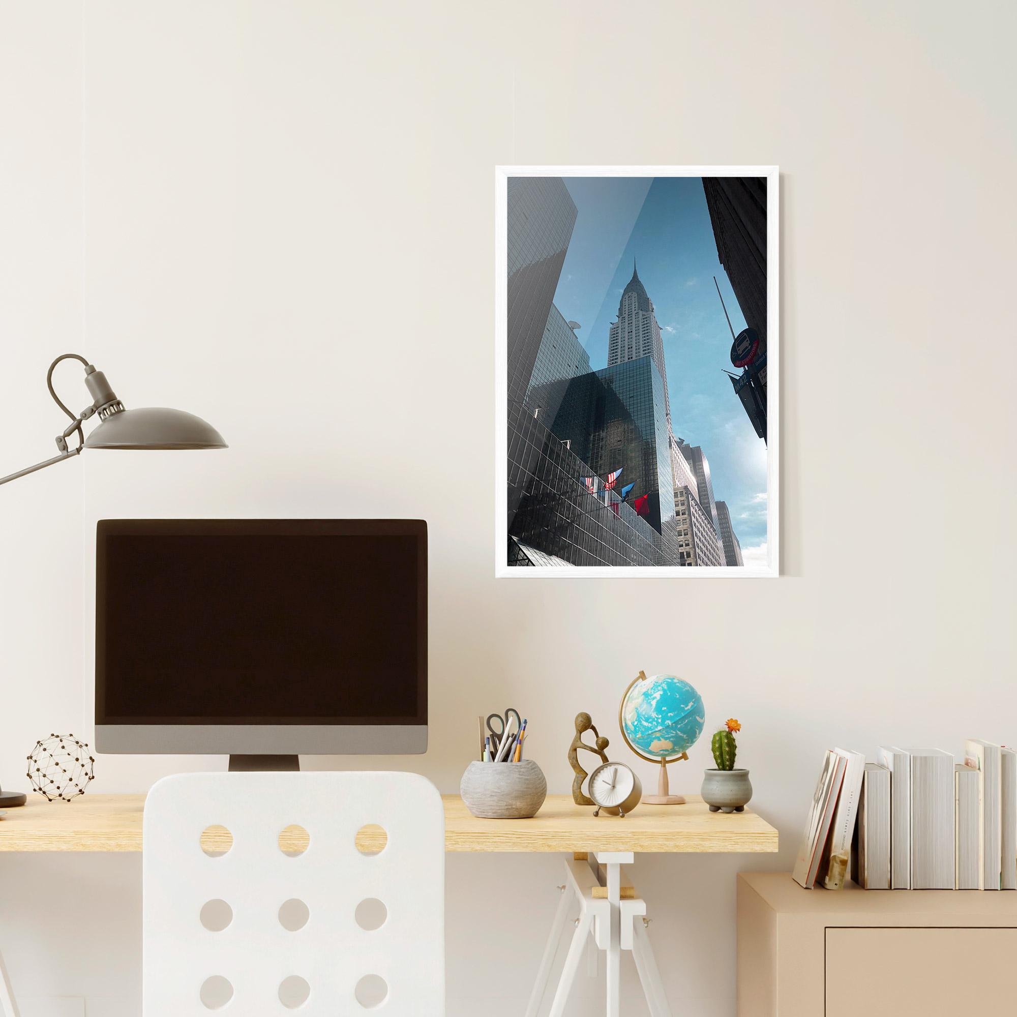 Gerahmte Poster Big Glass Tower mockup 6