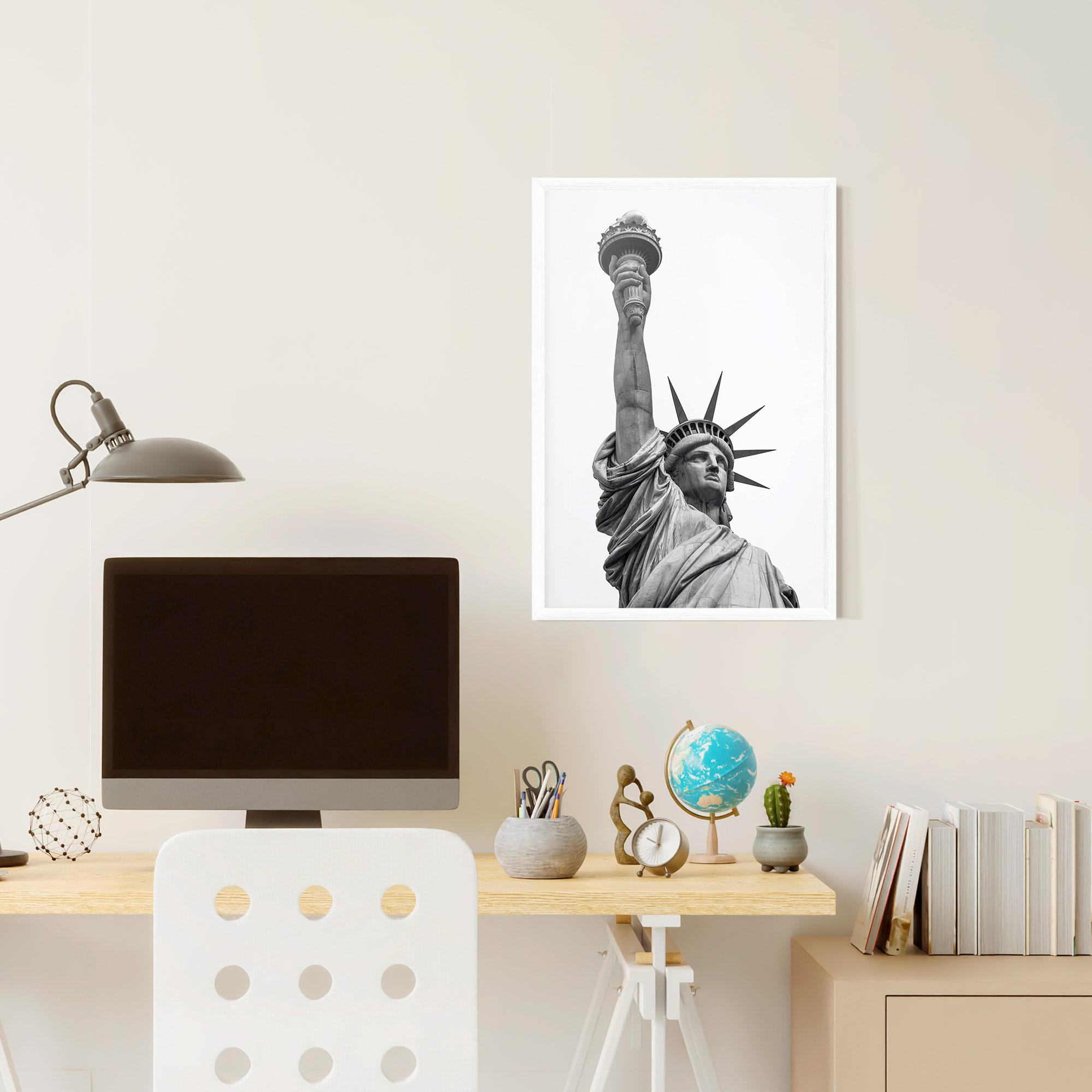 Gerahmte Poster Liberty Statue mockup 6