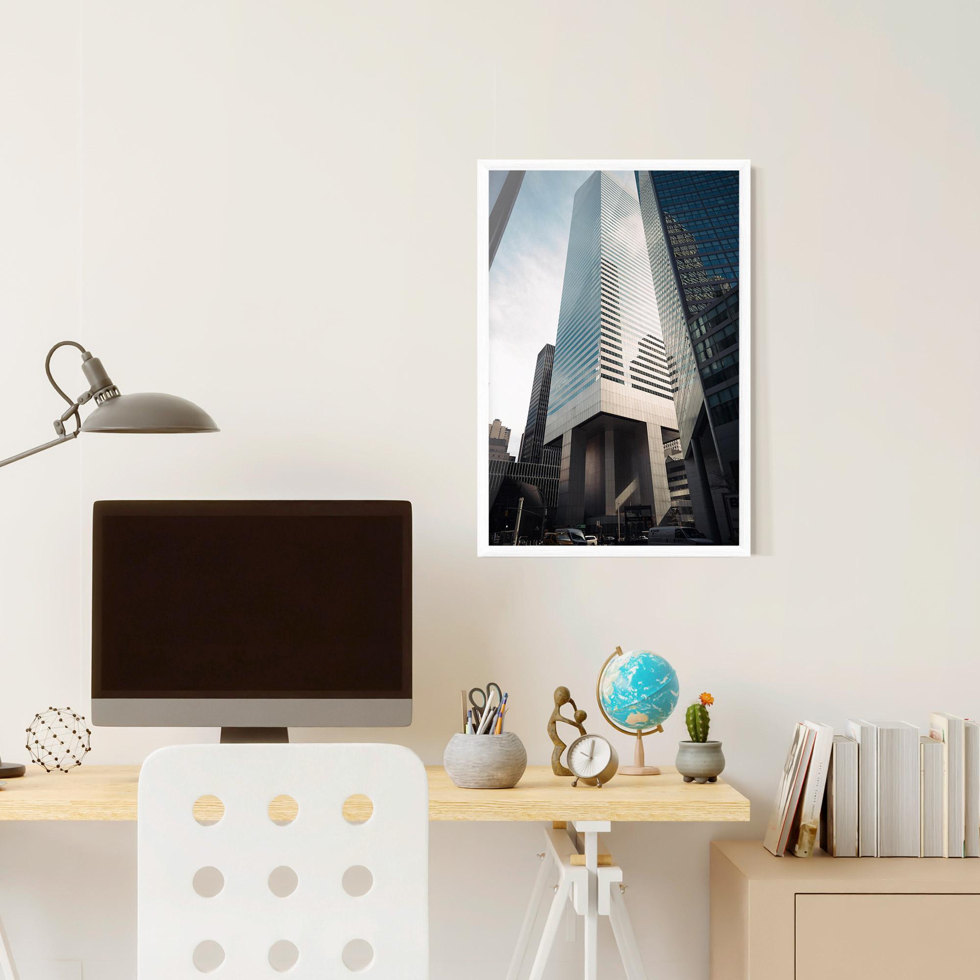 Gerahmte Poster Skyline Building mockup 6