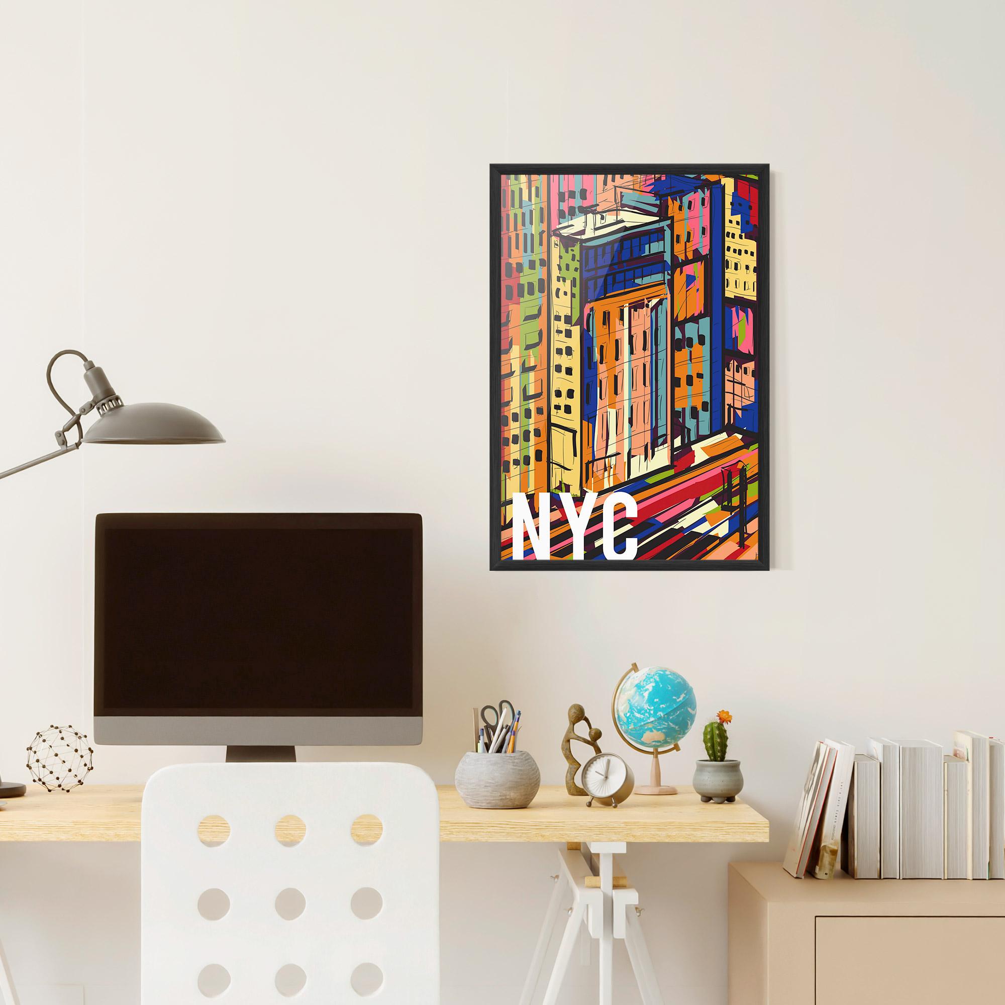 Gerahmte Poster New York City Art mockup 6