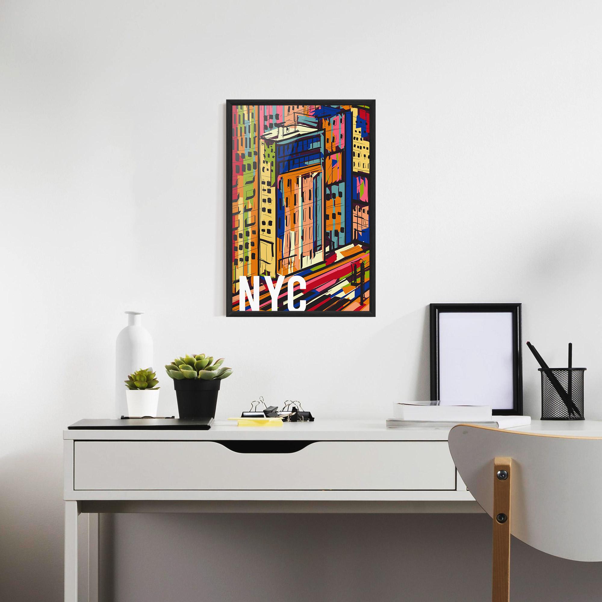 Gerahmte Poster New York City Art mockup 7