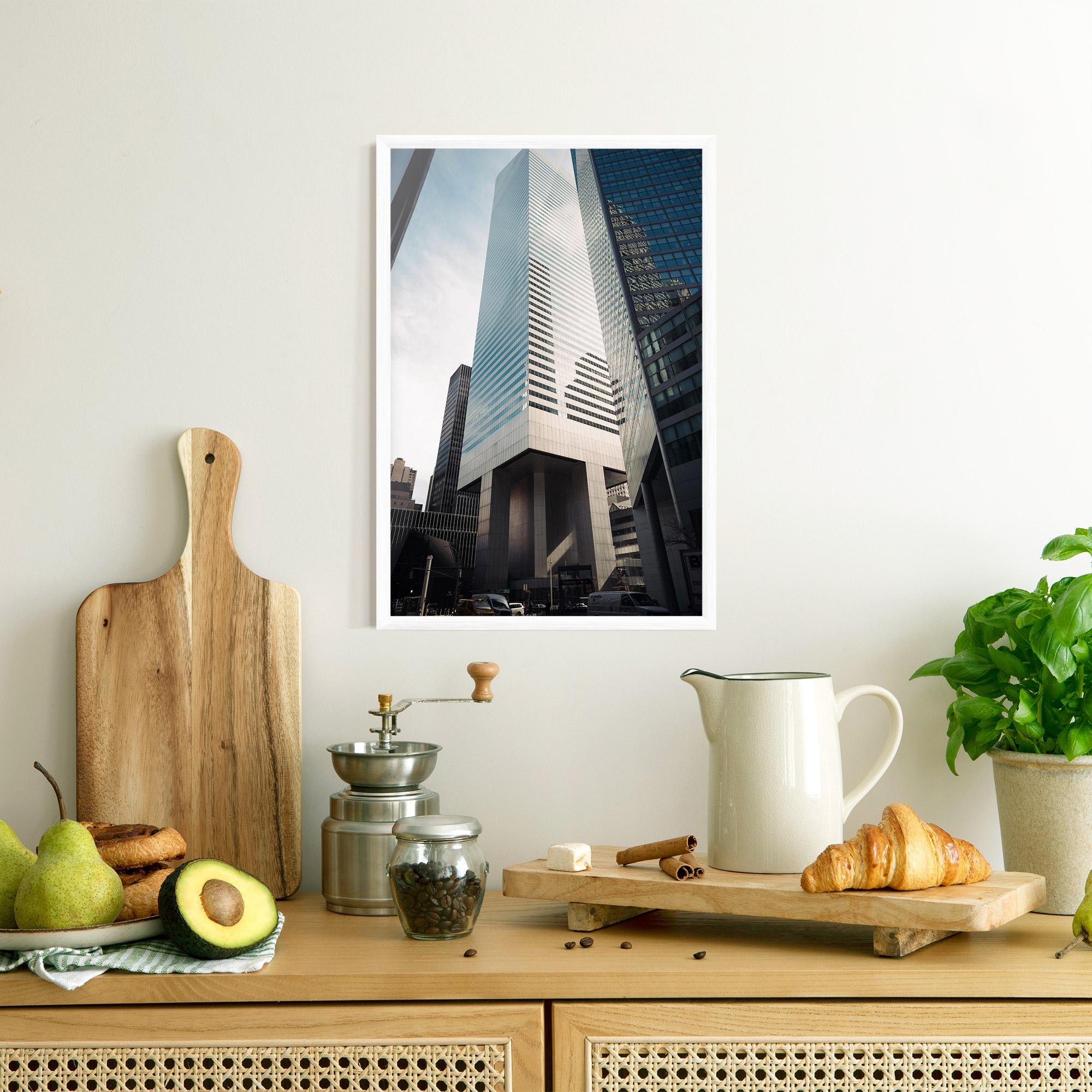 Gerahmte Poster Skyline Building mockup 8