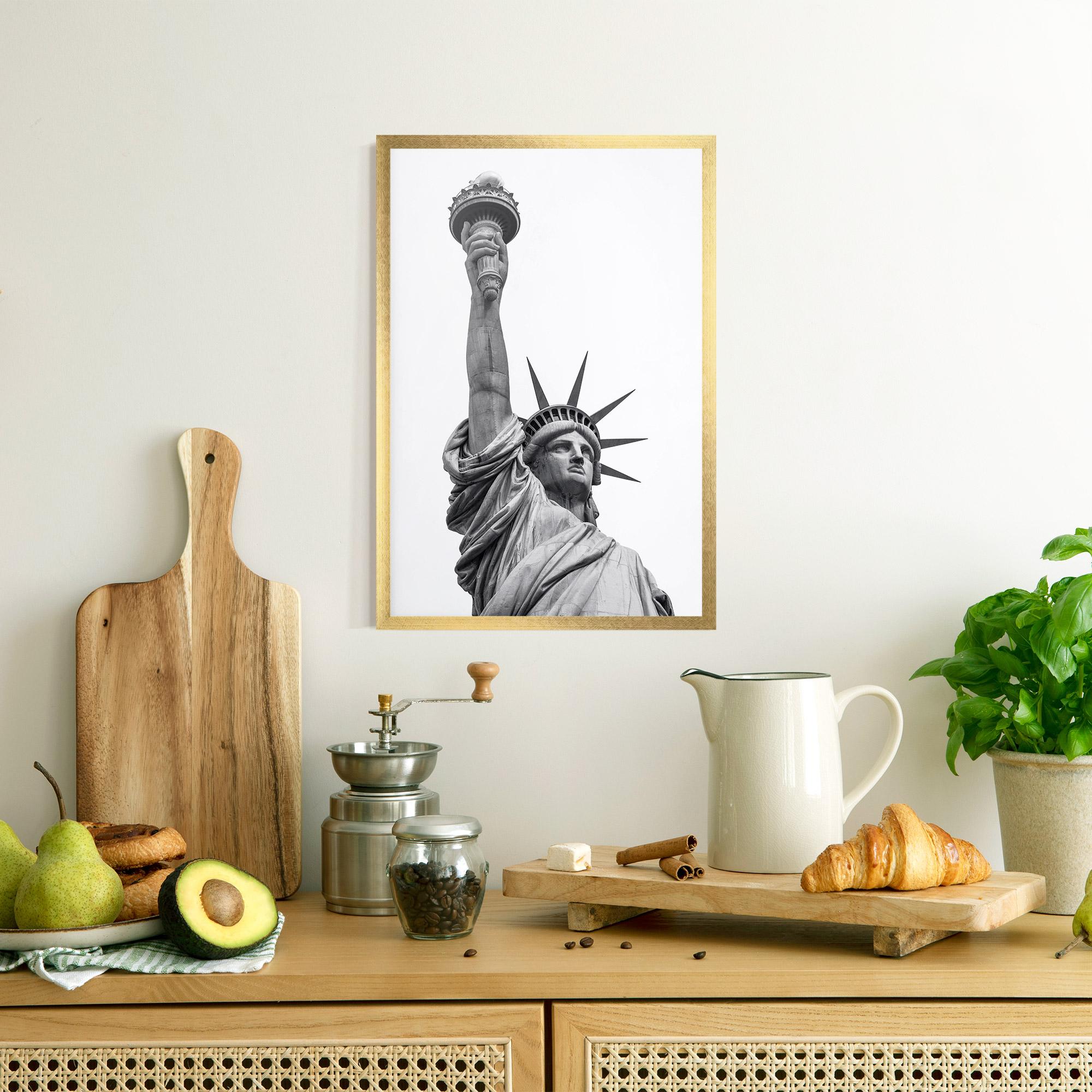 Gerahmte Poster Liberty Statue mockup 8