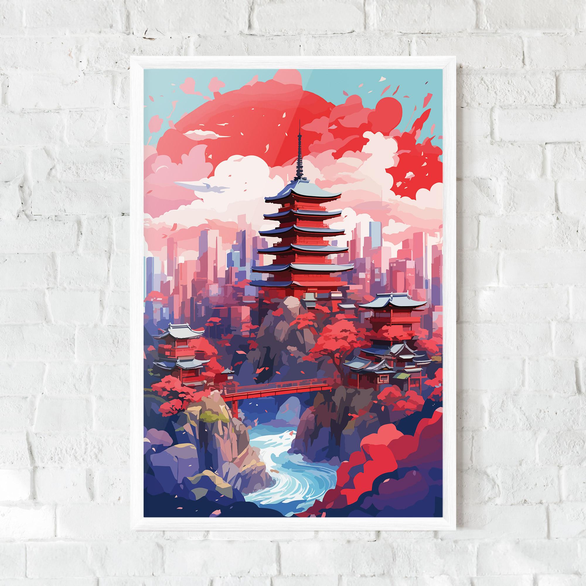 Gerahmte Poster City Style Art mockup 0