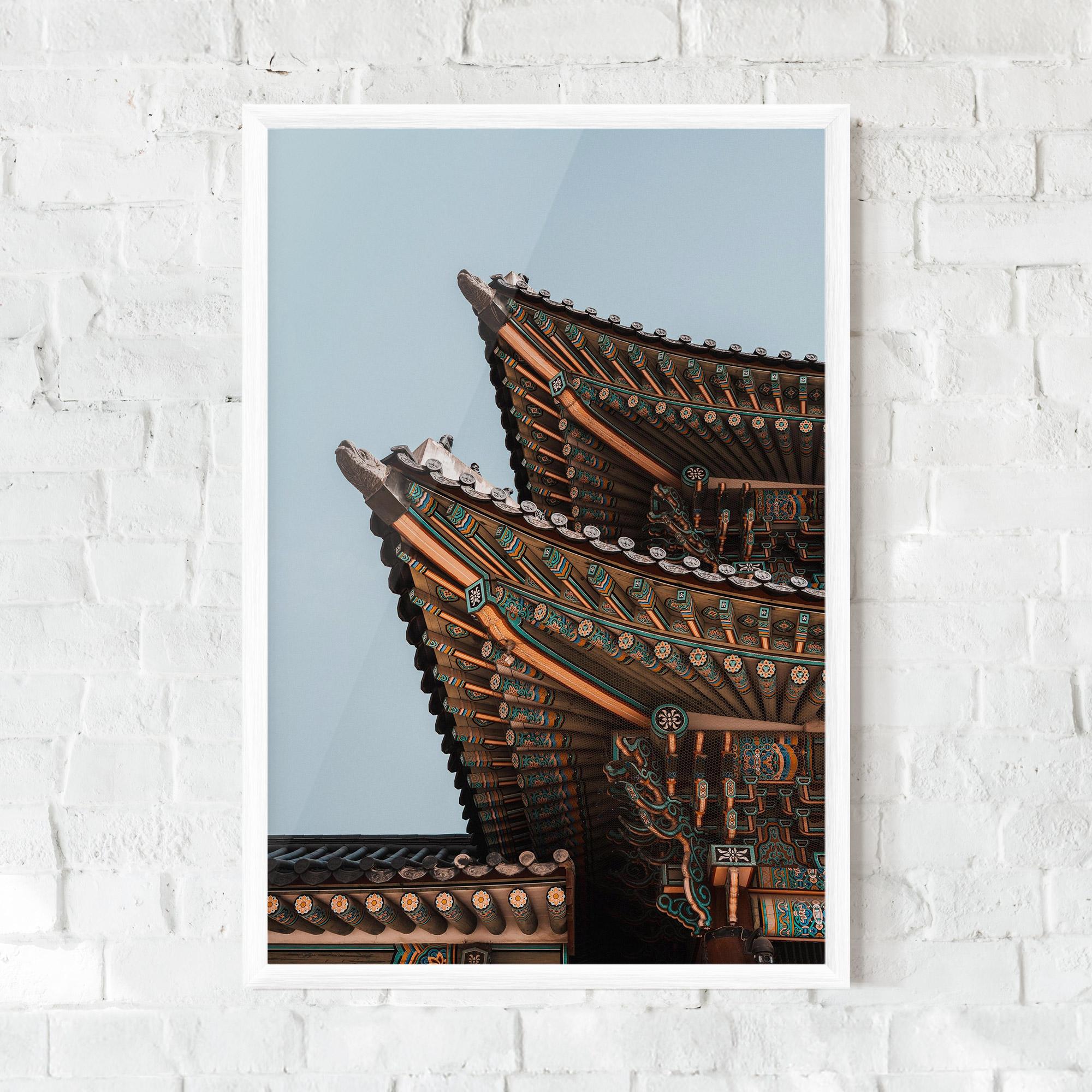Gerahmte Poster Gyeongbokgung mockup 0