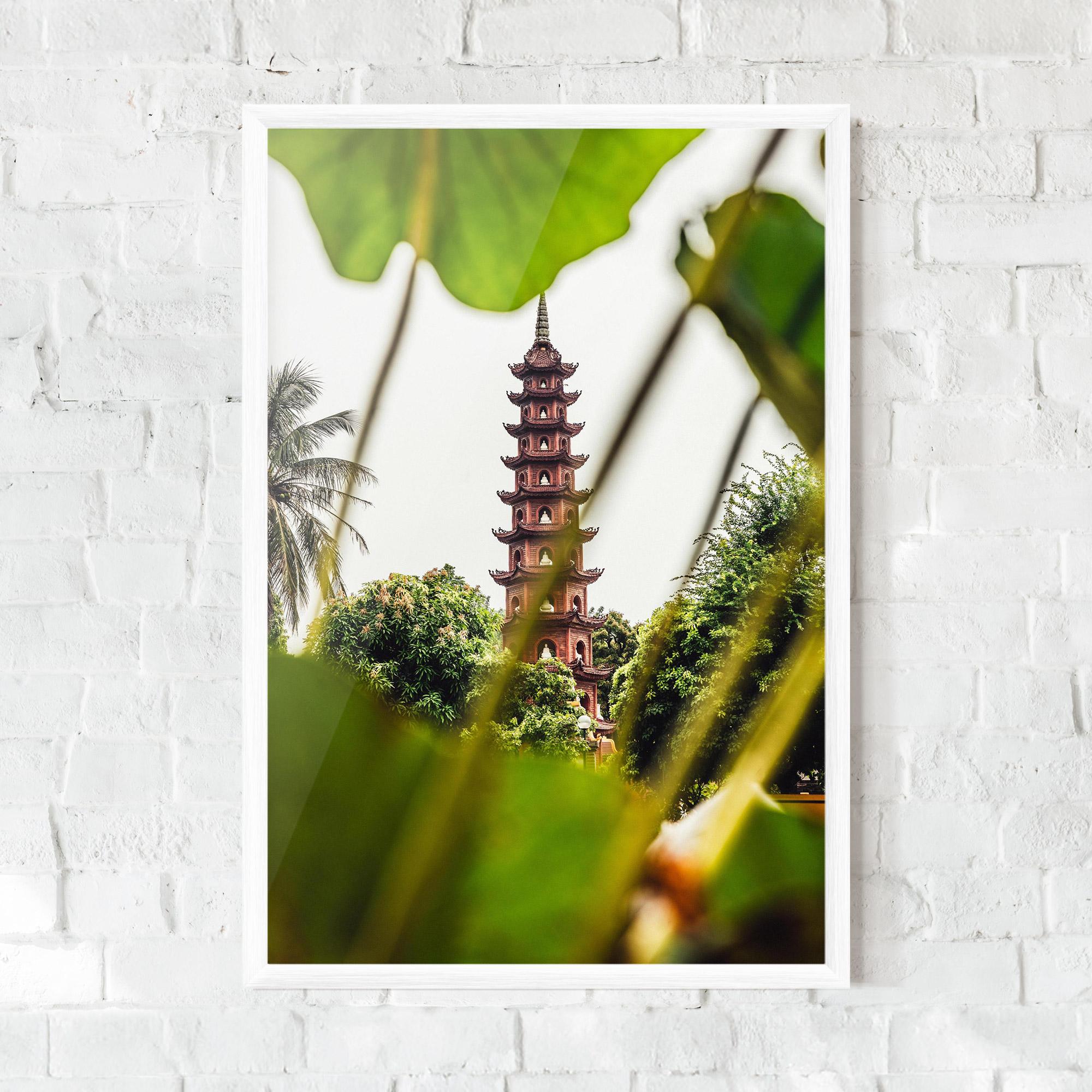 Gerahmte Poster Tran Quoc Pagoda mockup 0