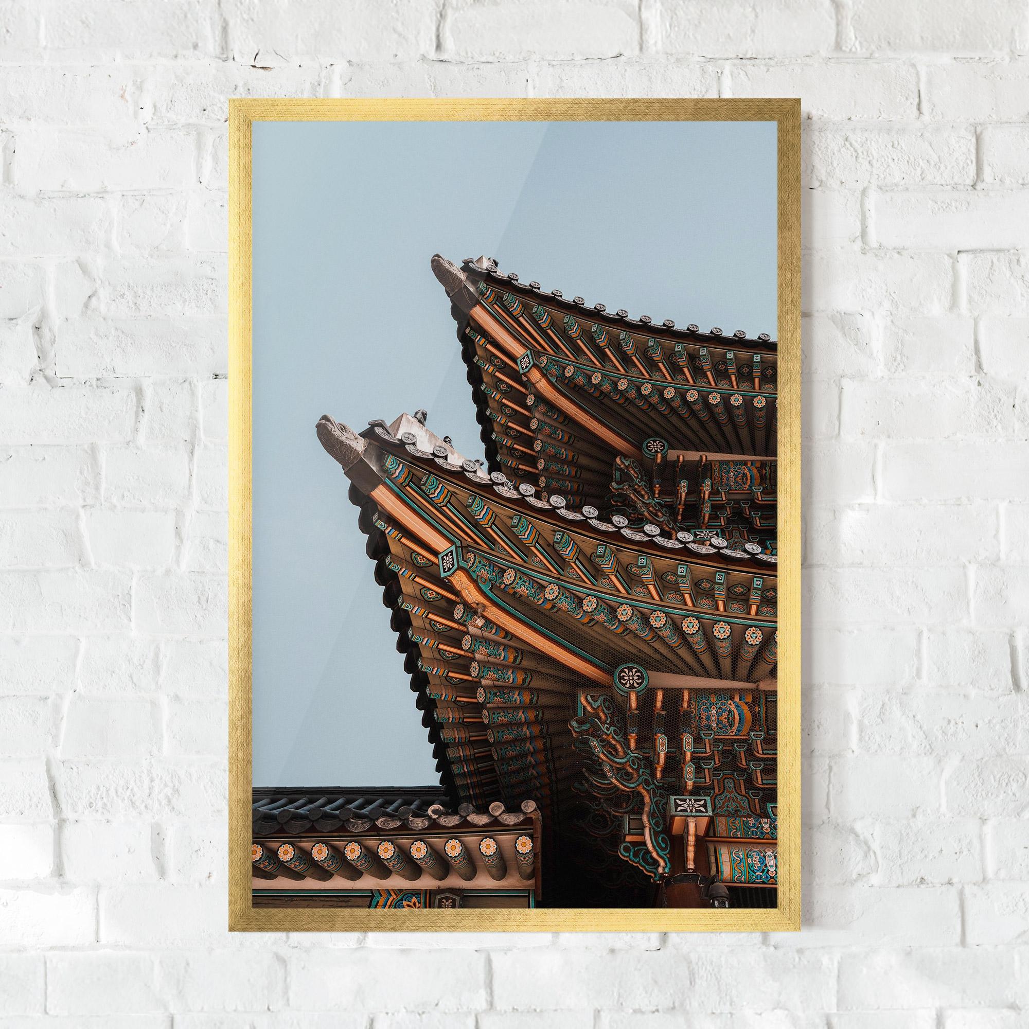 Gerahmte Poster Gyeongbokgung mockup 0