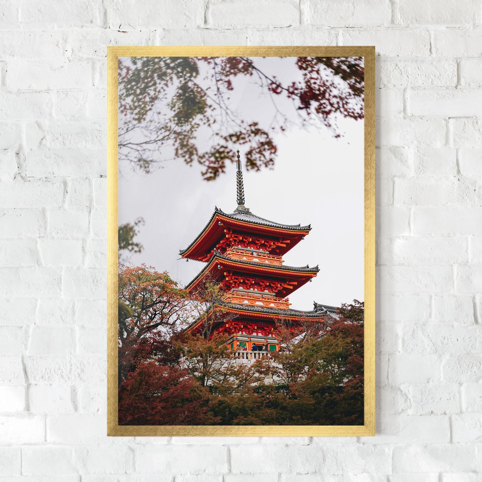 Gerahmte Poster Kiyomizu Dera mockup 0
