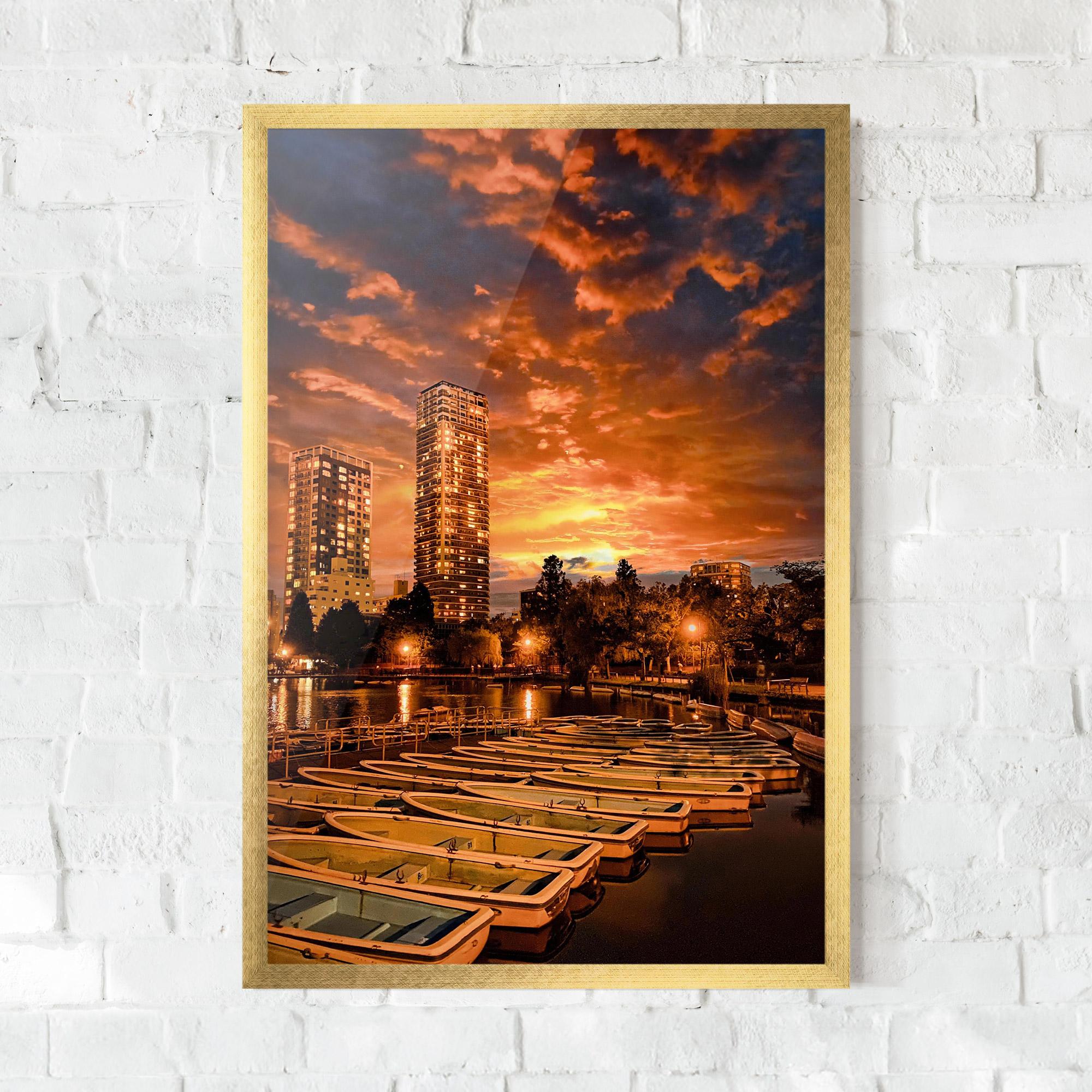 Gerahmte Poster Shinobazu mockup 0