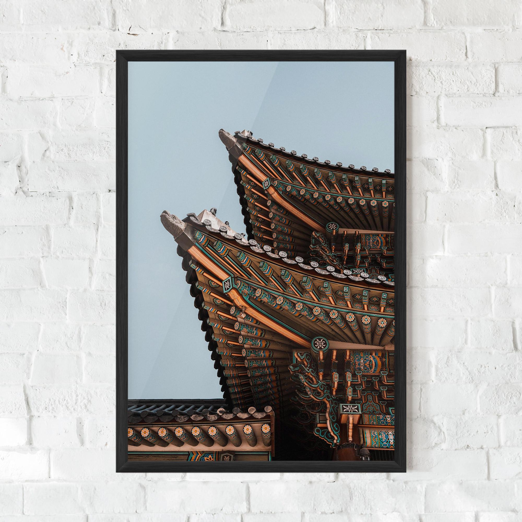 Gerahmte Poster Gyeongbokgung mockup 0