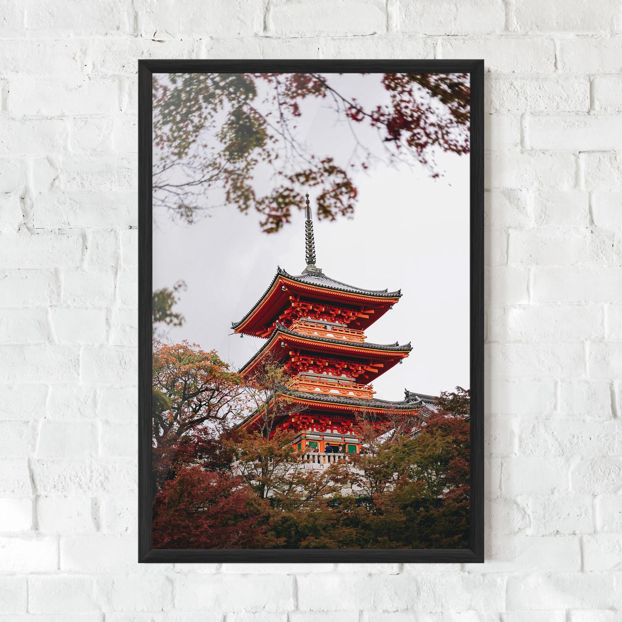Gerahmte Poster Kiyomizu Dera mockup 0