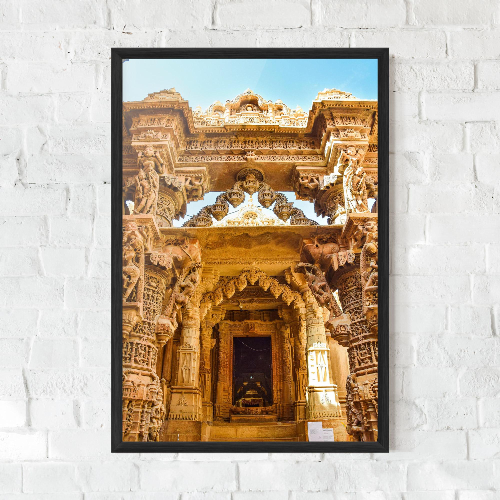 Gerahmte Poster Temples Of Jaisalmer mockup 0