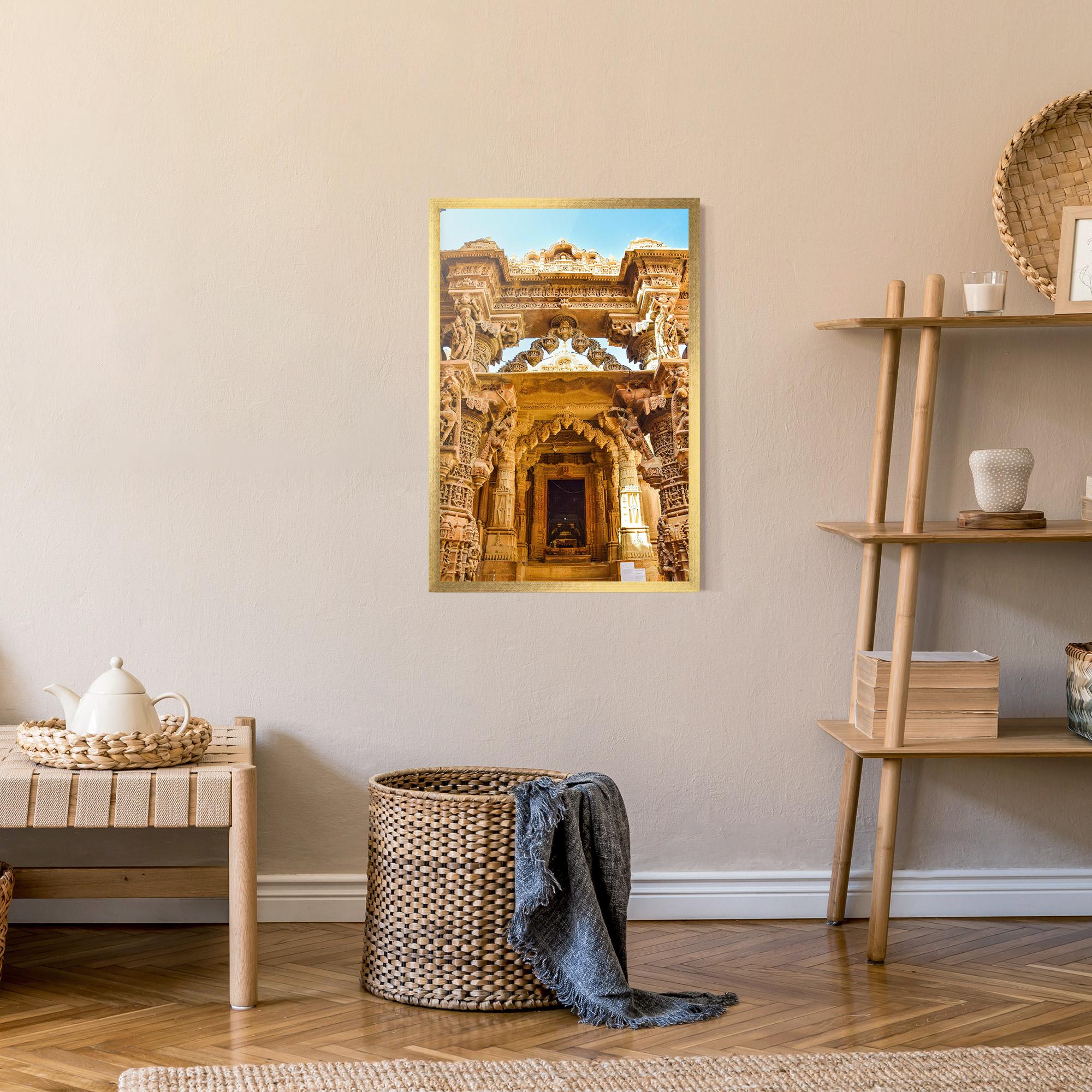 Gerahmte Poster Temples Of Jaisalmer mockup 9