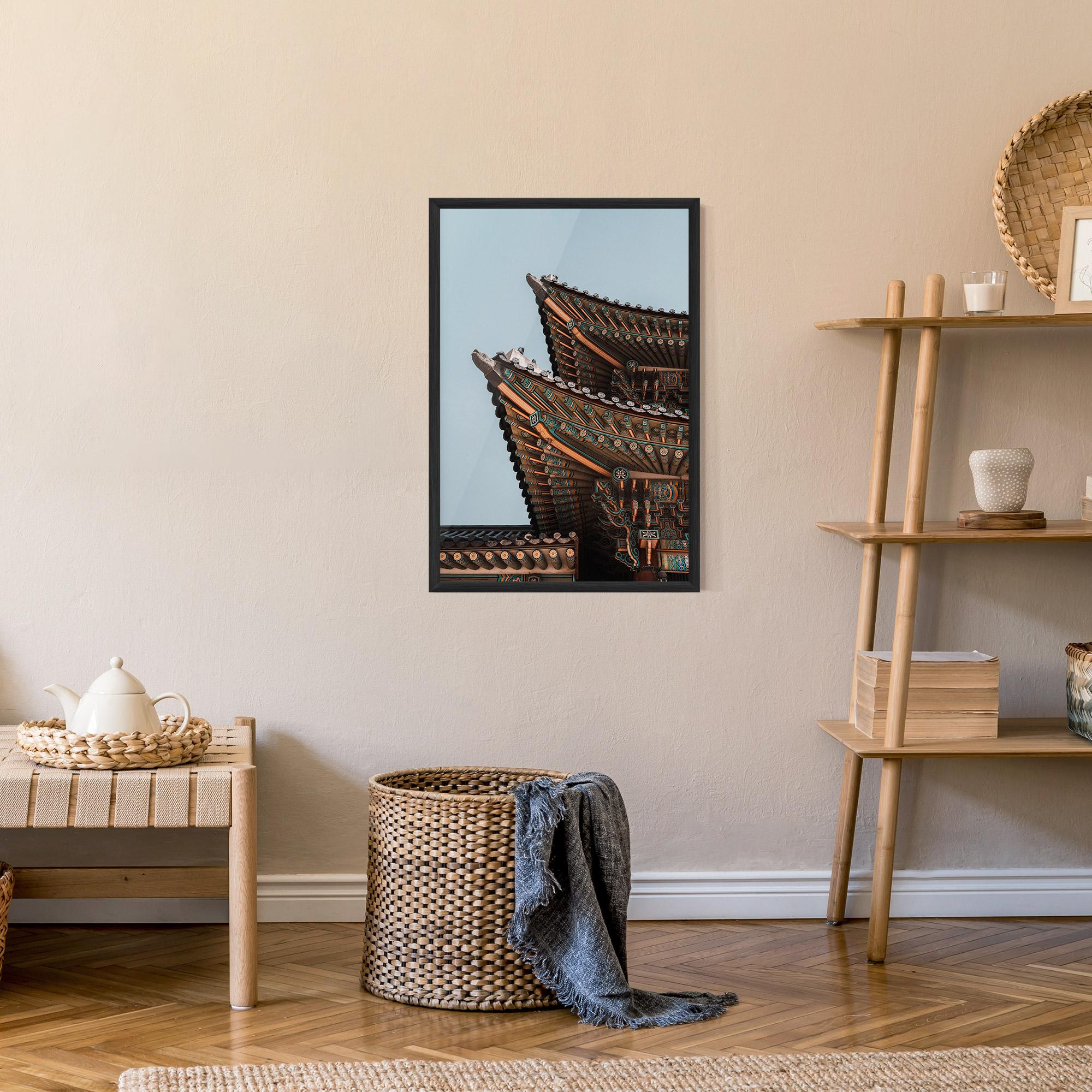 Gerahmte Poster Gyeongbokgung mockup 9