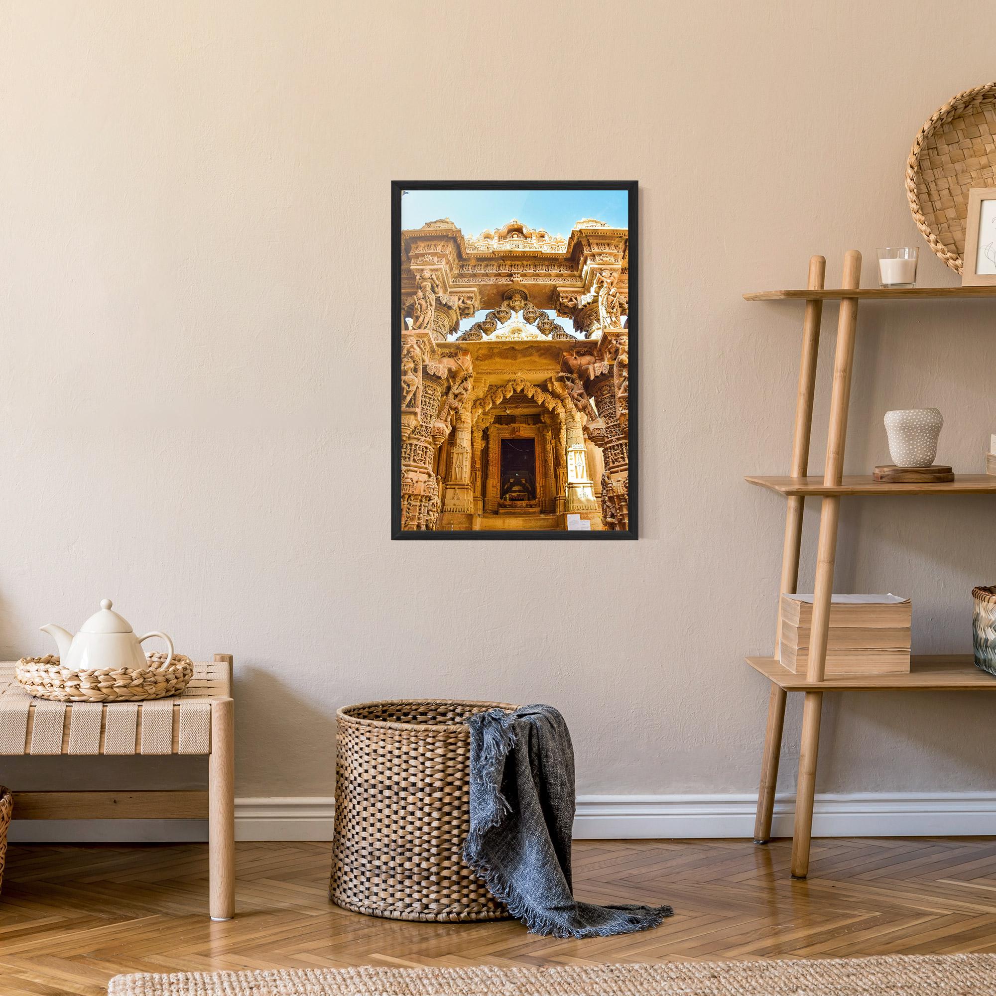 Gerahmte Poster Temples Of Jaisalmer mockup 9