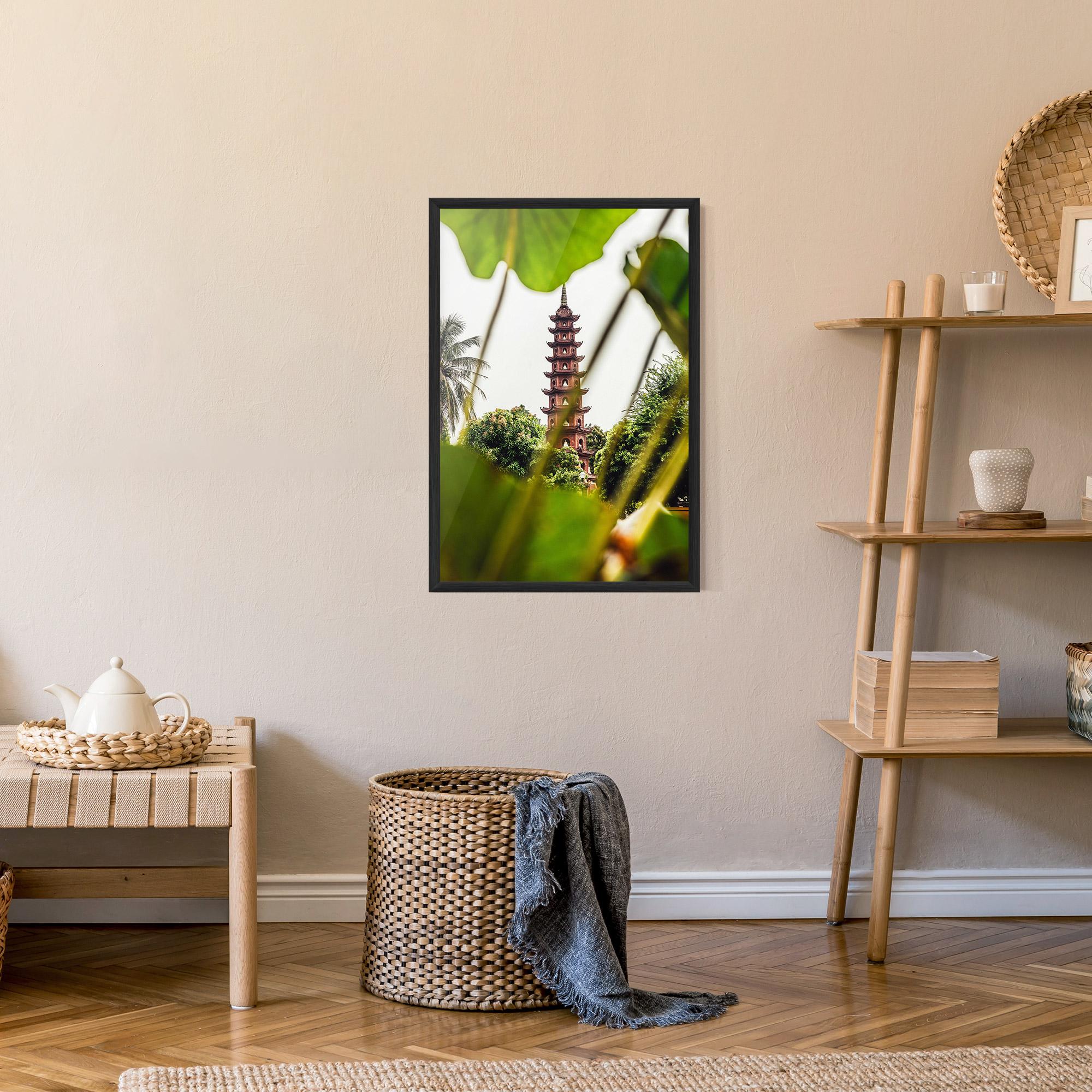 Gerahmte Poster Tran Quoc Pagoda mockup 9
