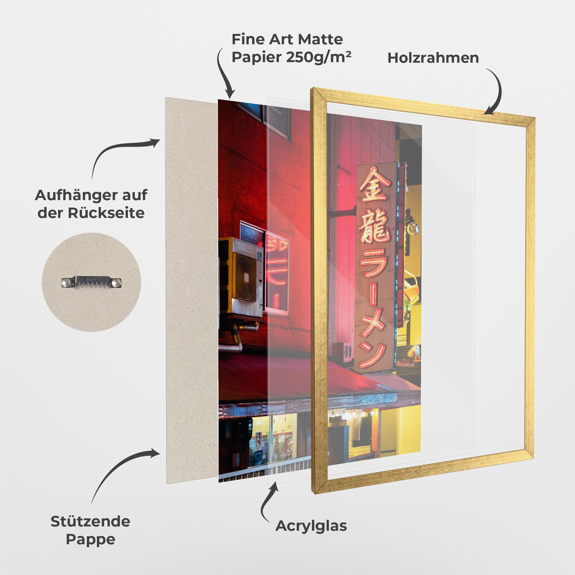 Gerahmte Poster Ramen Restaurant mockup 1