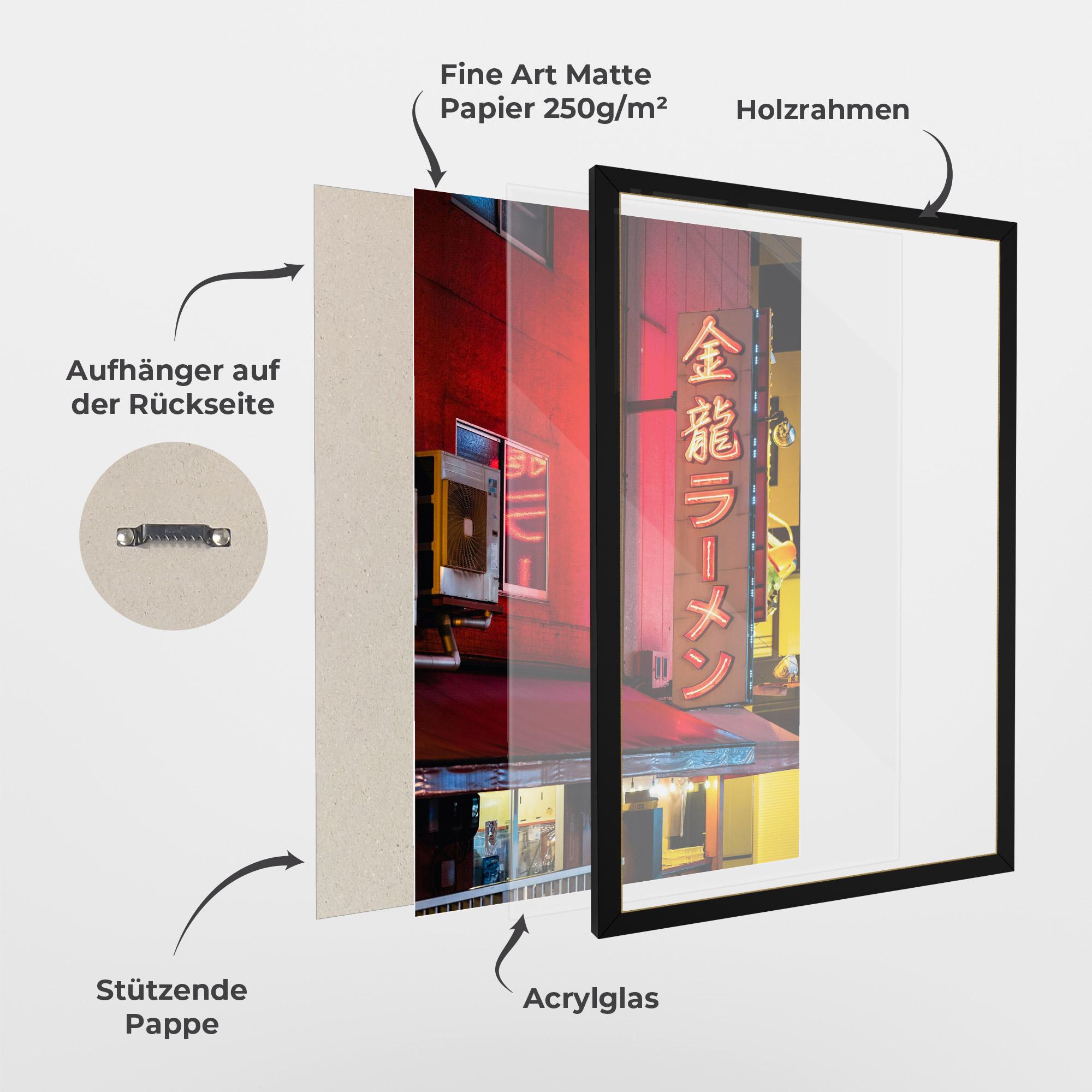 Gerahmte Poster Ramen Restaurant mockup 1