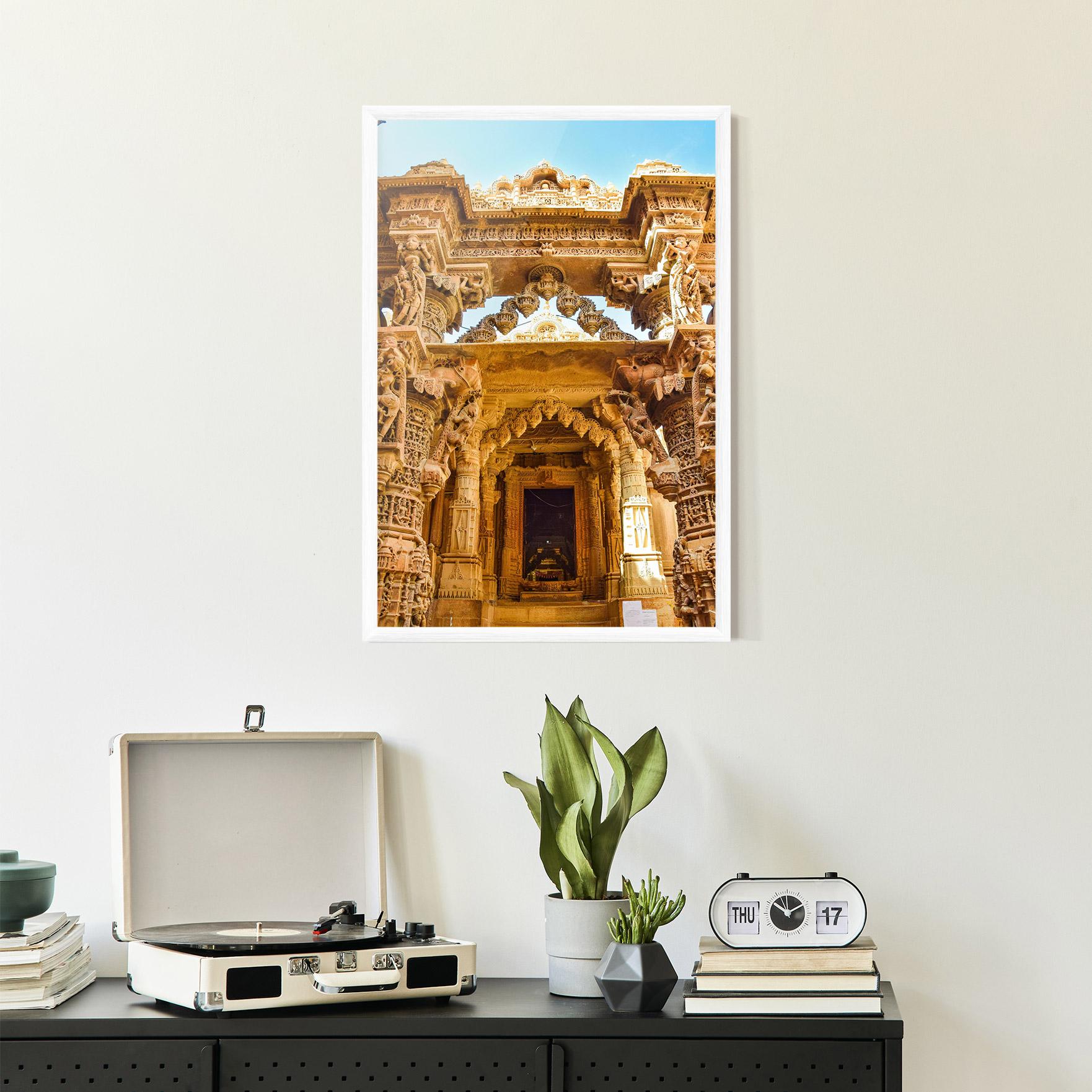 Gerahmte Poster Temples Of Jaisalmer mockup 2