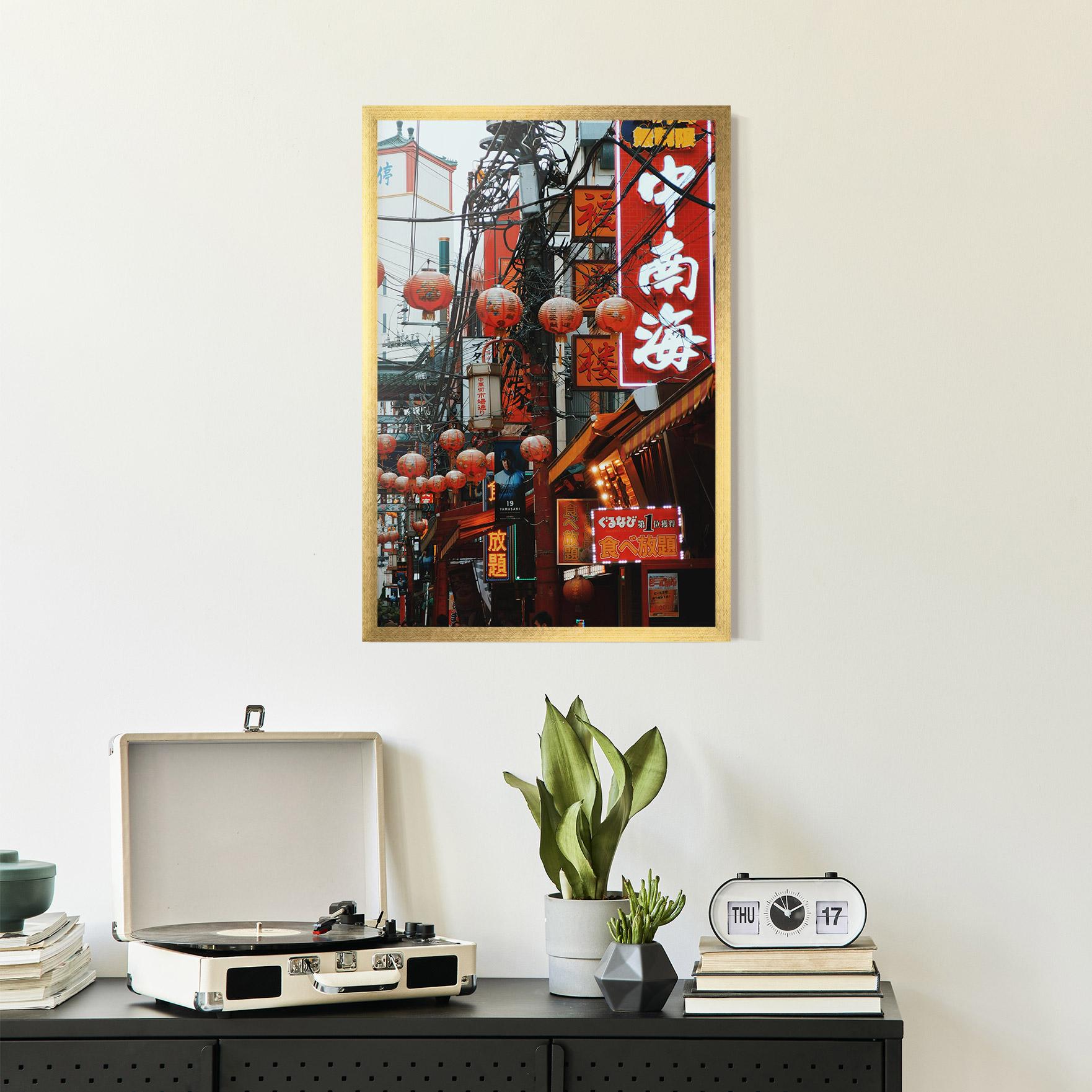 Gerahmte Poster Chinatown mockup 2