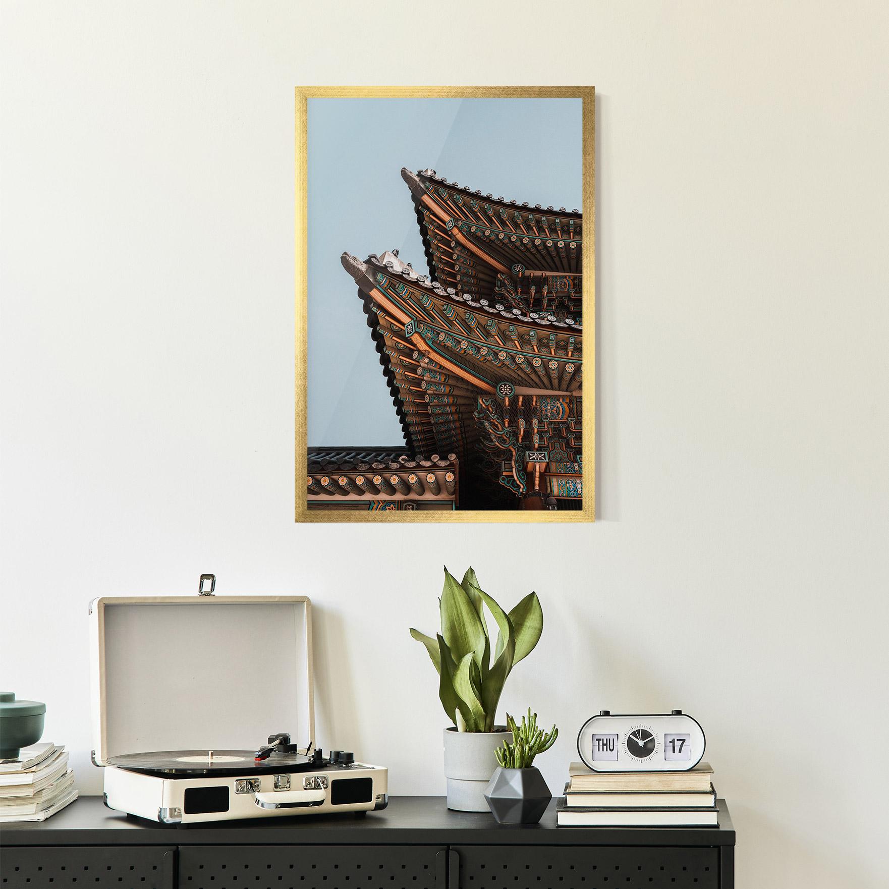 Gerahmte Poster Gyeongbokgung mockup 2