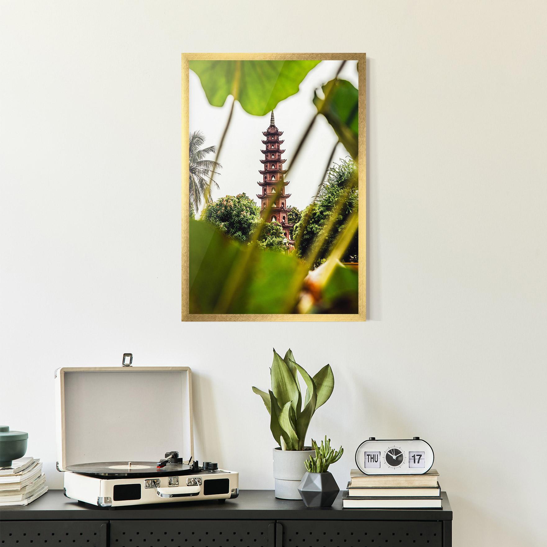 Gerahmte Poster Tran Quoc Pagoda mockup 2