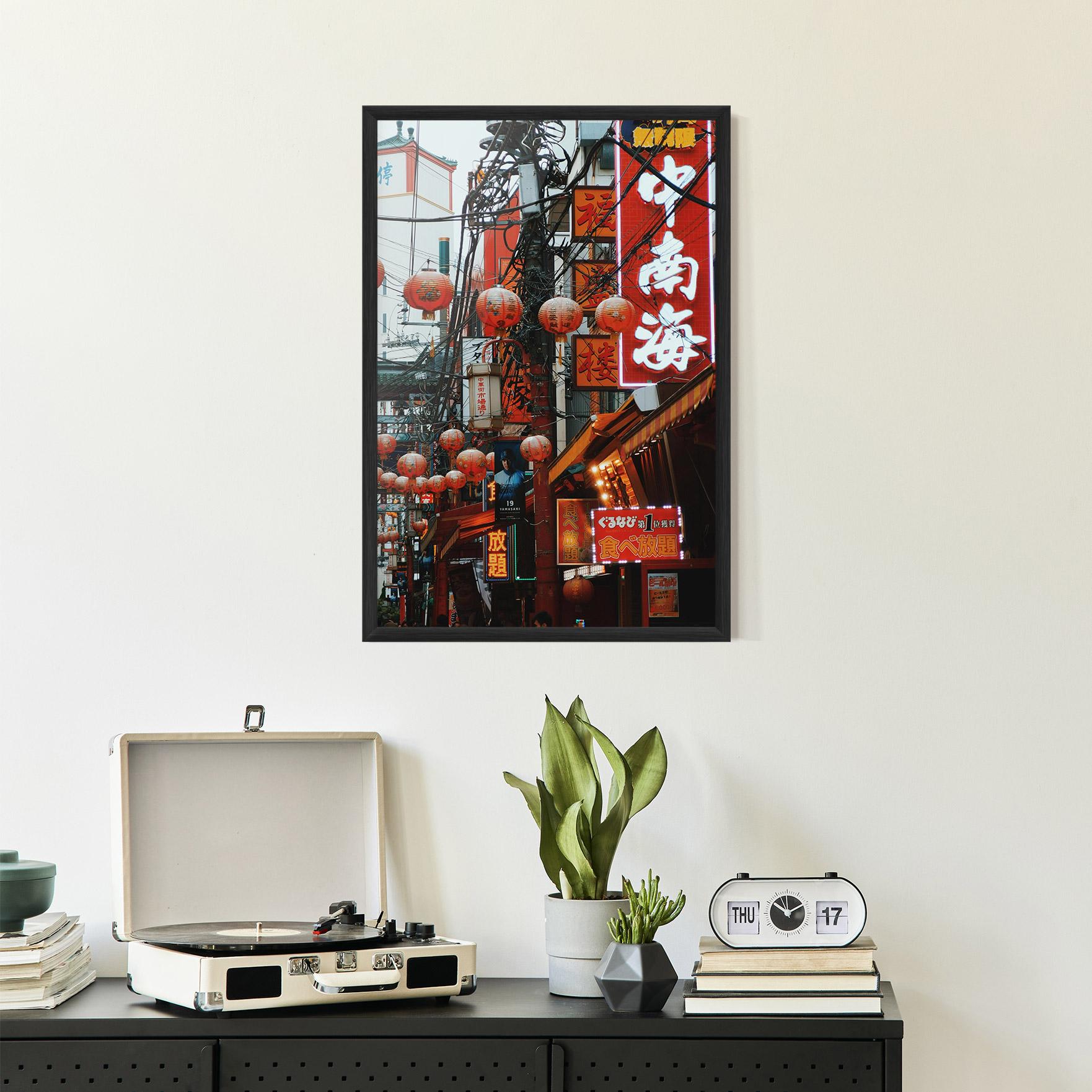 Gerahmte Poster Chinatown mockup 2