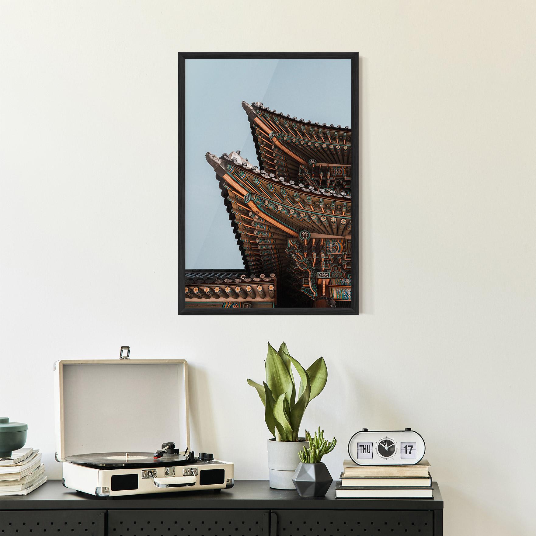 Gerahmte Poster Gyeongbokgung mockup 2
