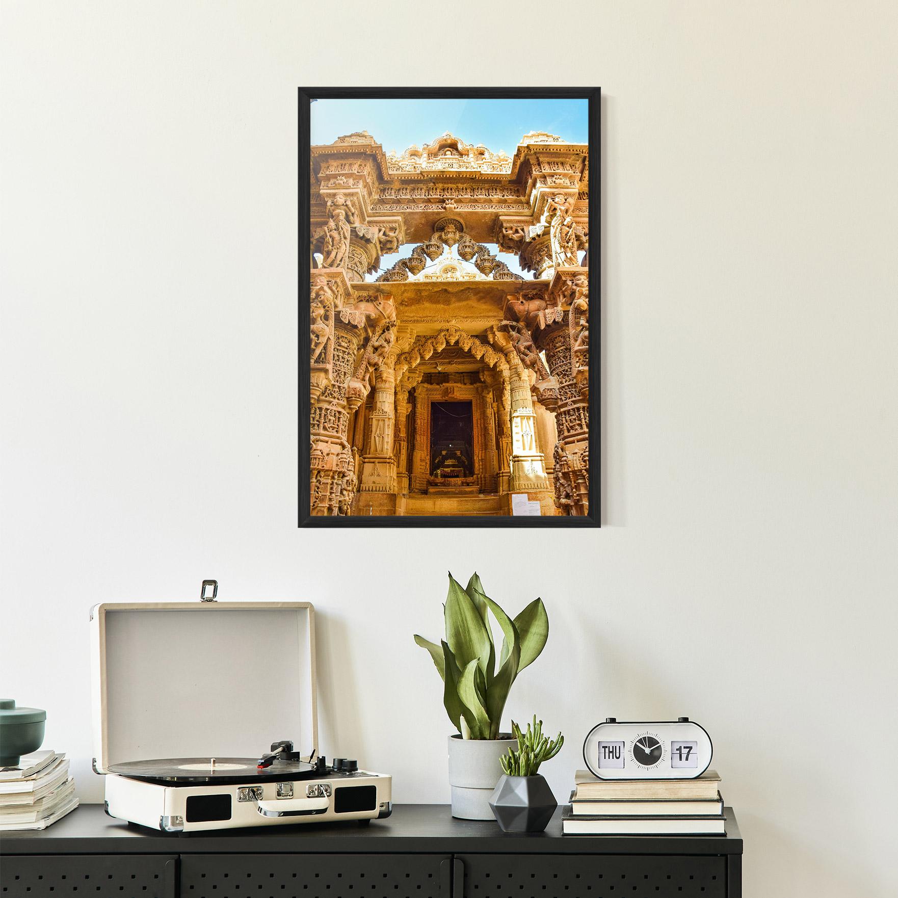 Gerahmte Poster Temples Of Jaisalmer mockup 2