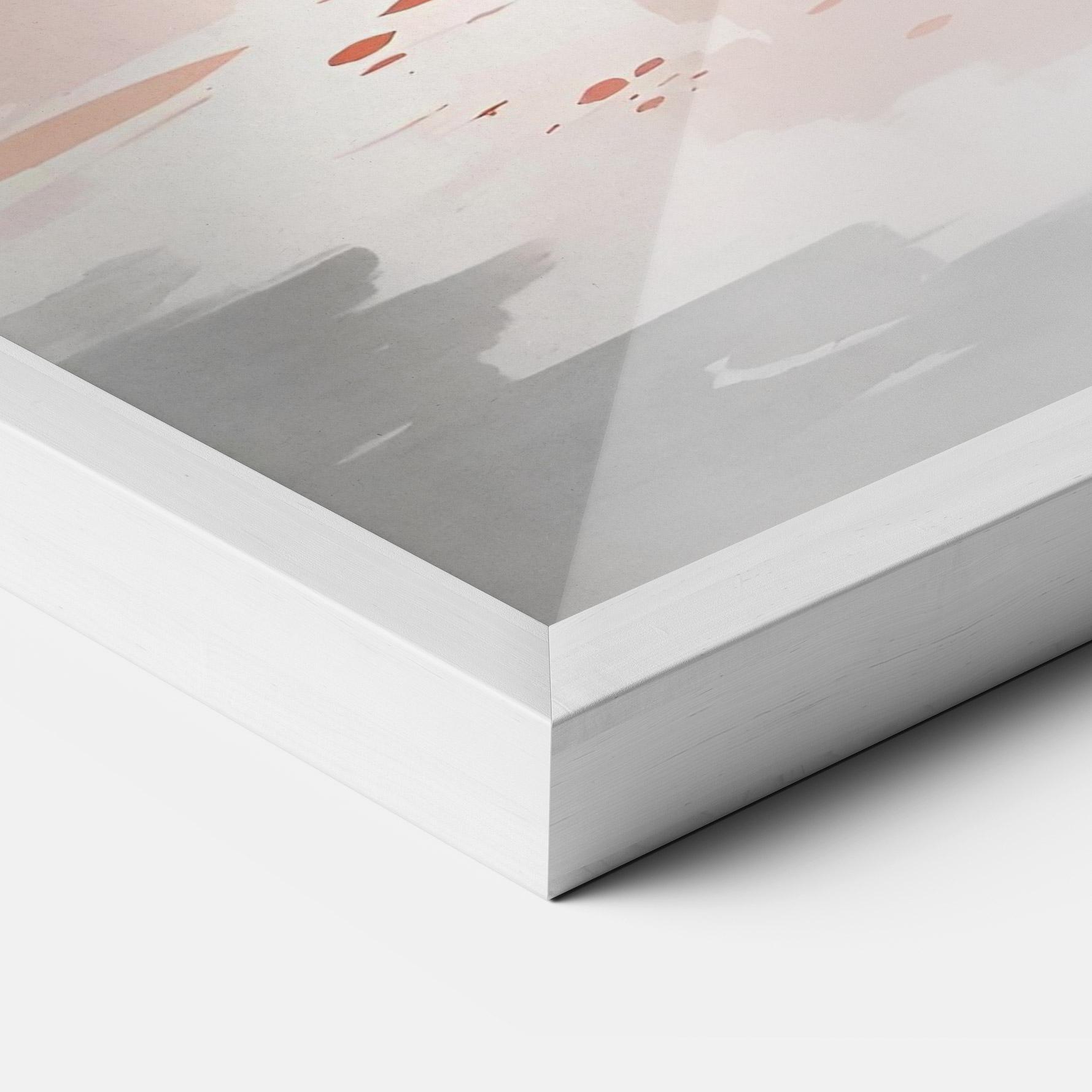 Gerahmte Poster Architecture Reflections mockup 3