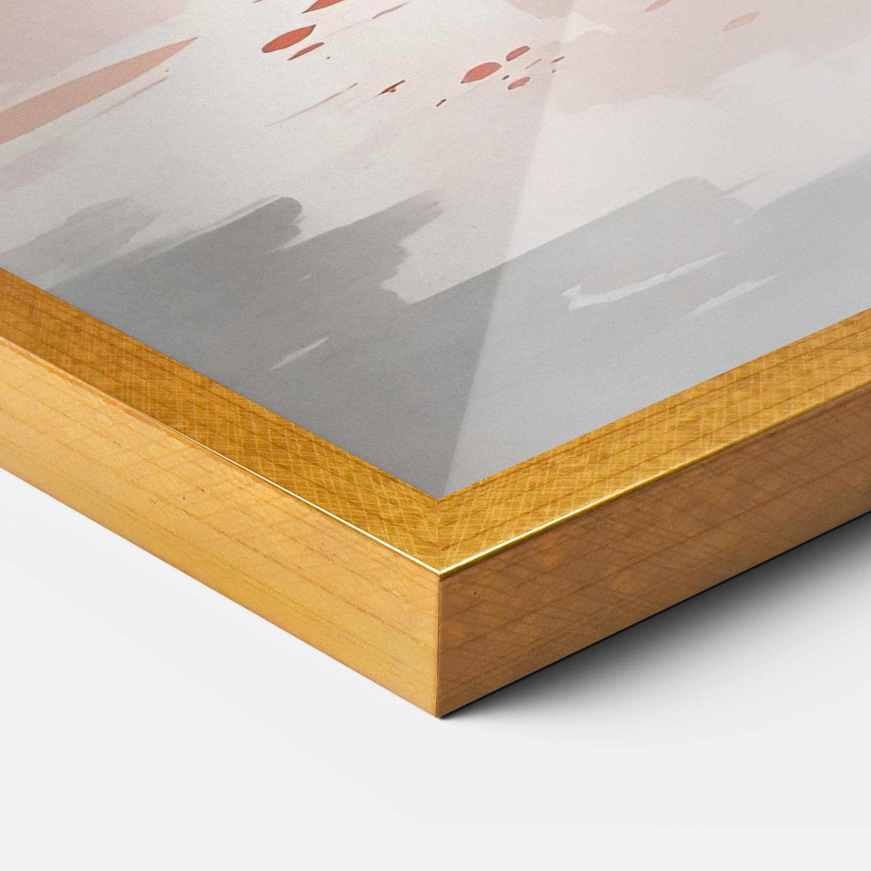 Gerahmte Poster Architecture Reflections mockup 3