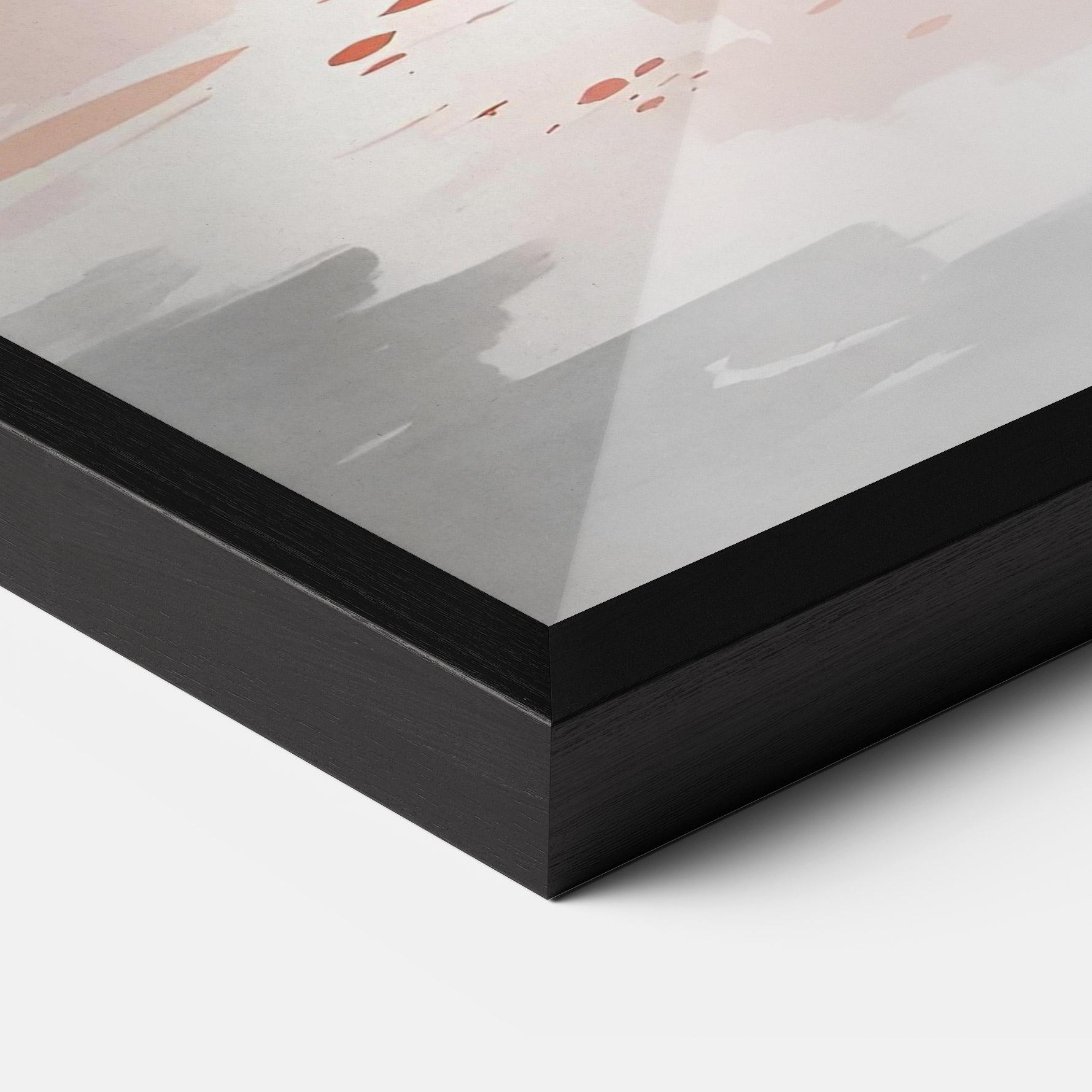 Gerahmte Poster Architecture Reflections mockup 3