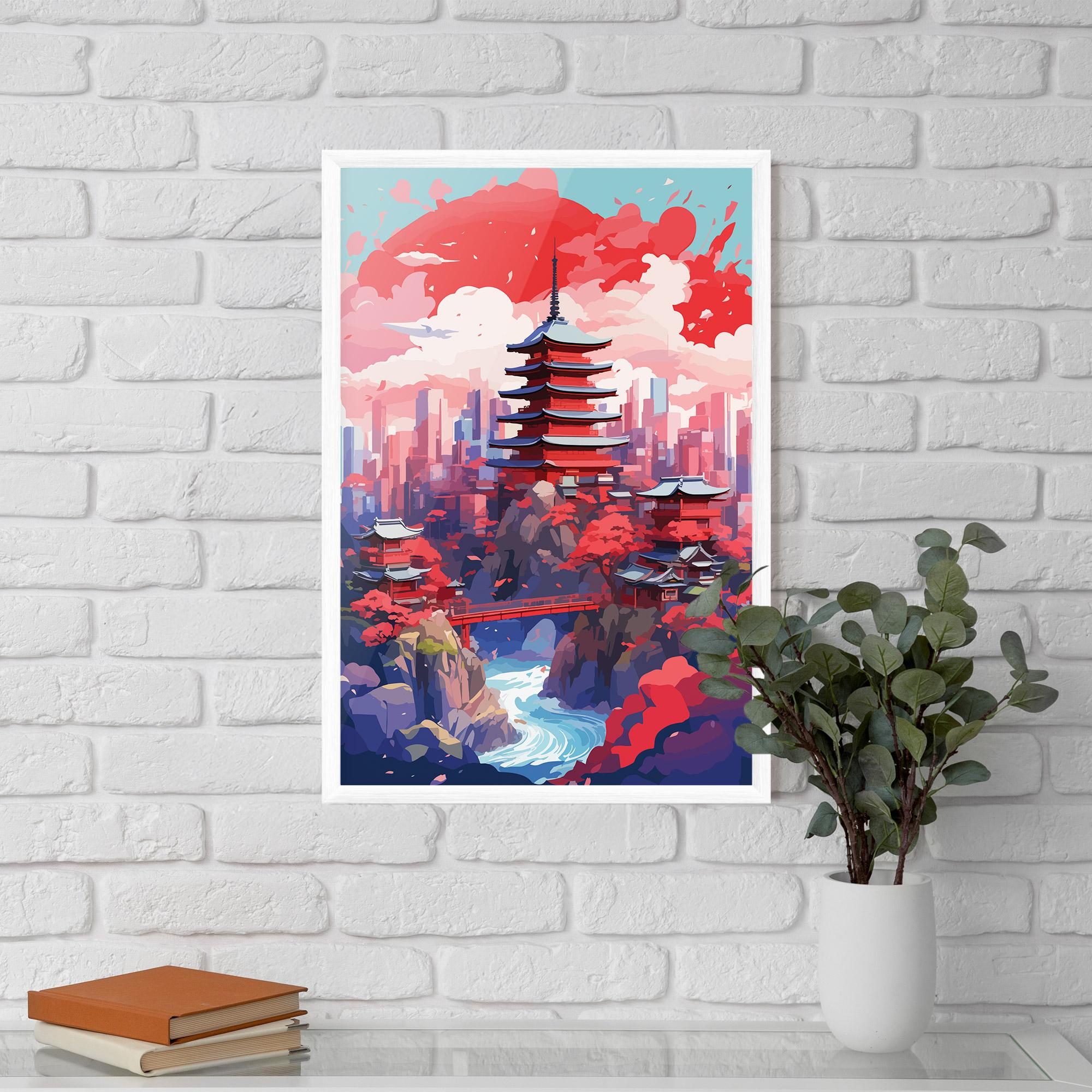 Gerahmte Poster City Style Art mockup 5