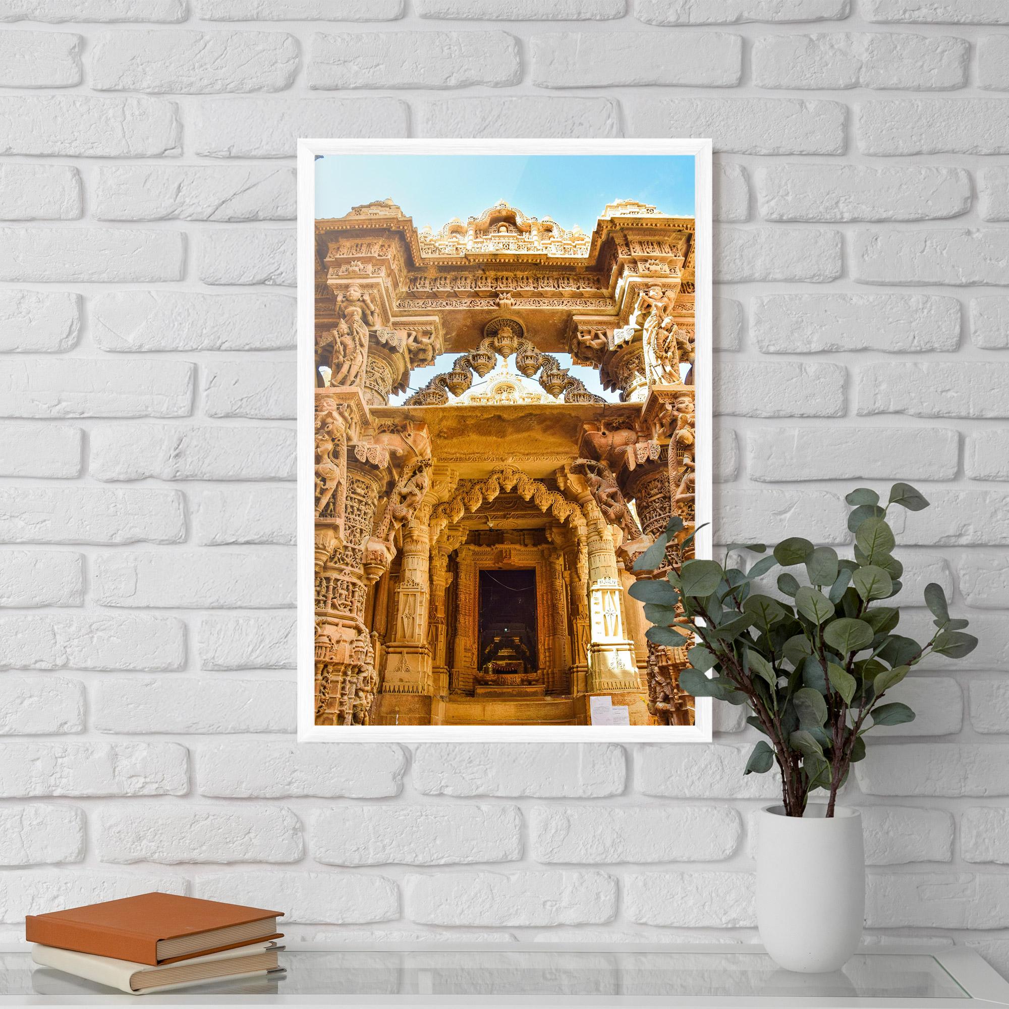 Gerahmte Poster Temples Of Jaisalmer mockup 5
