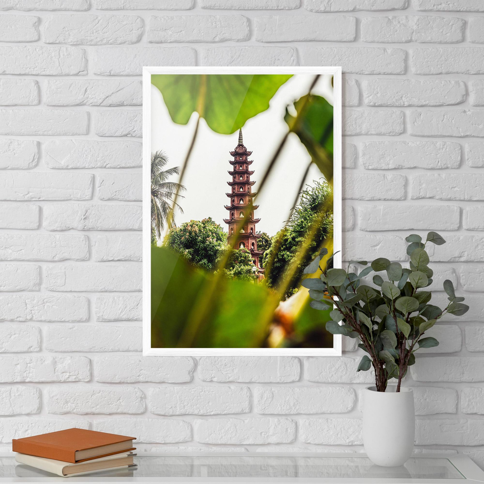 Gerahmte Poster Tran Quoc Pagoda mockup 5