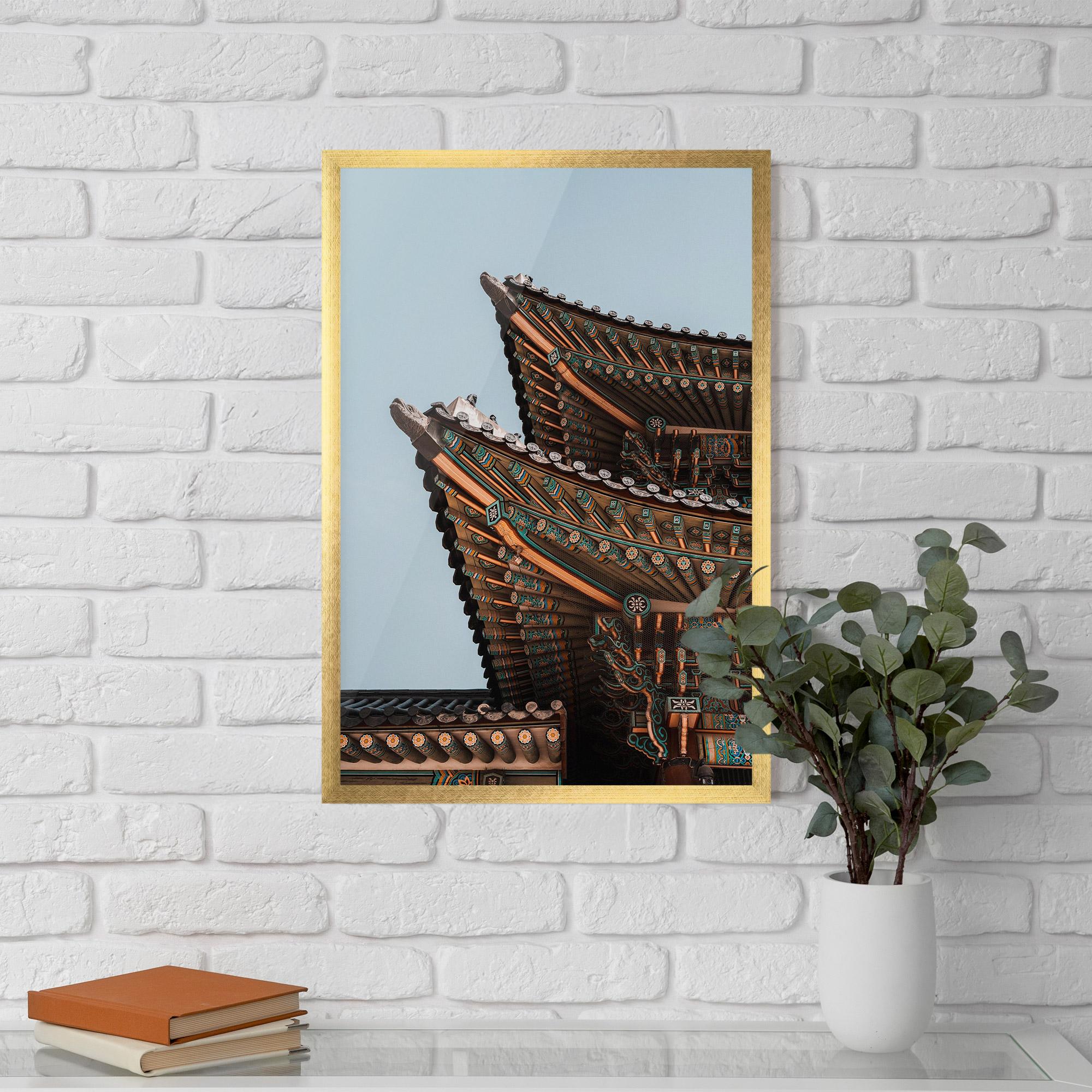 Gerahmte Poster Gyeongbokgung mockup 5