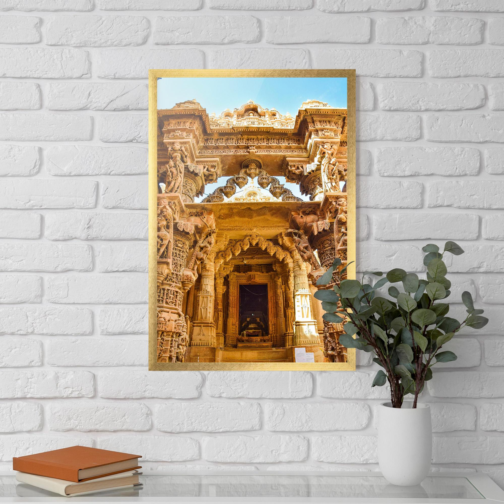 Gerahmte Poster Temples Of Jaisalmer mockup 5