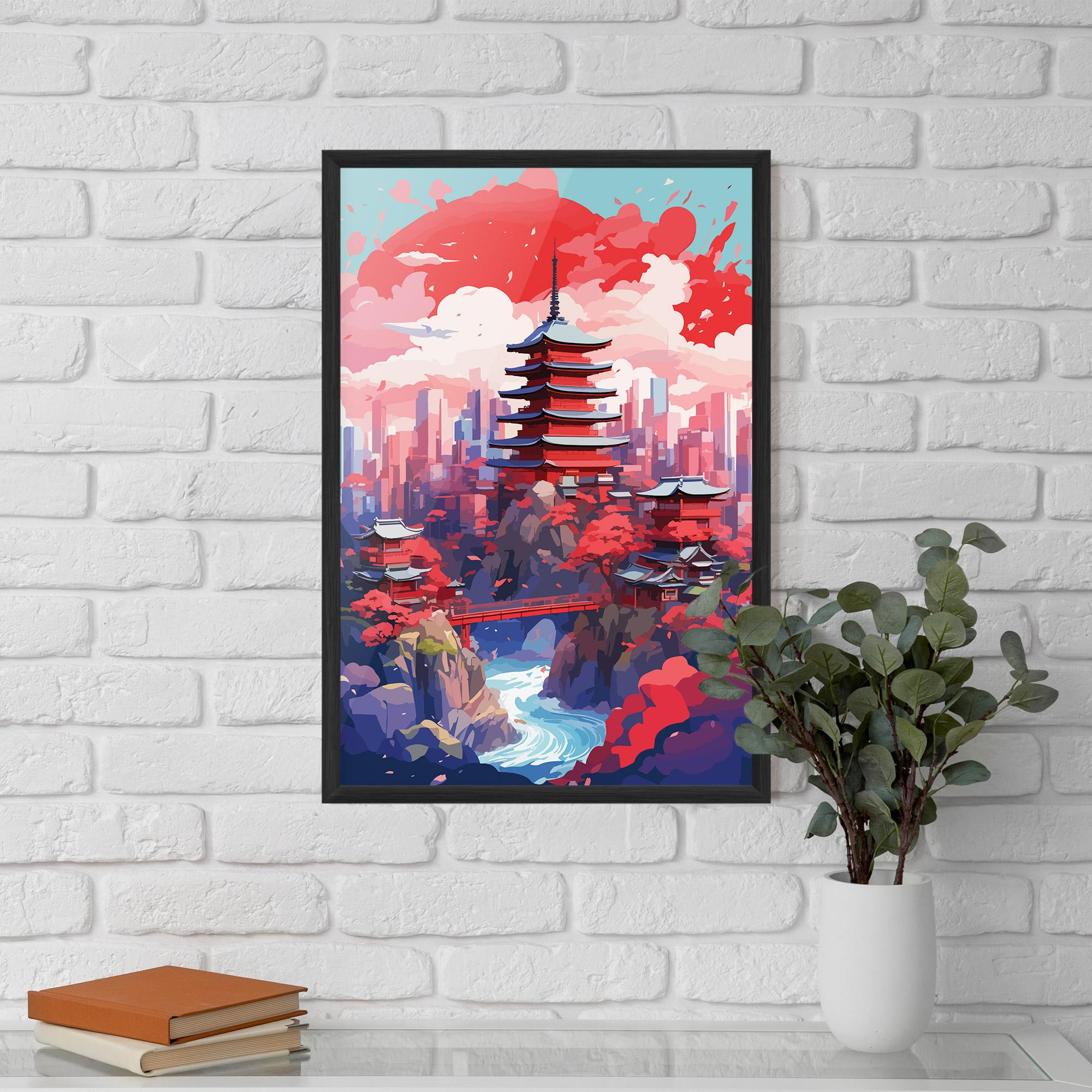 Gerahmte Poster City Style Art mockup 5