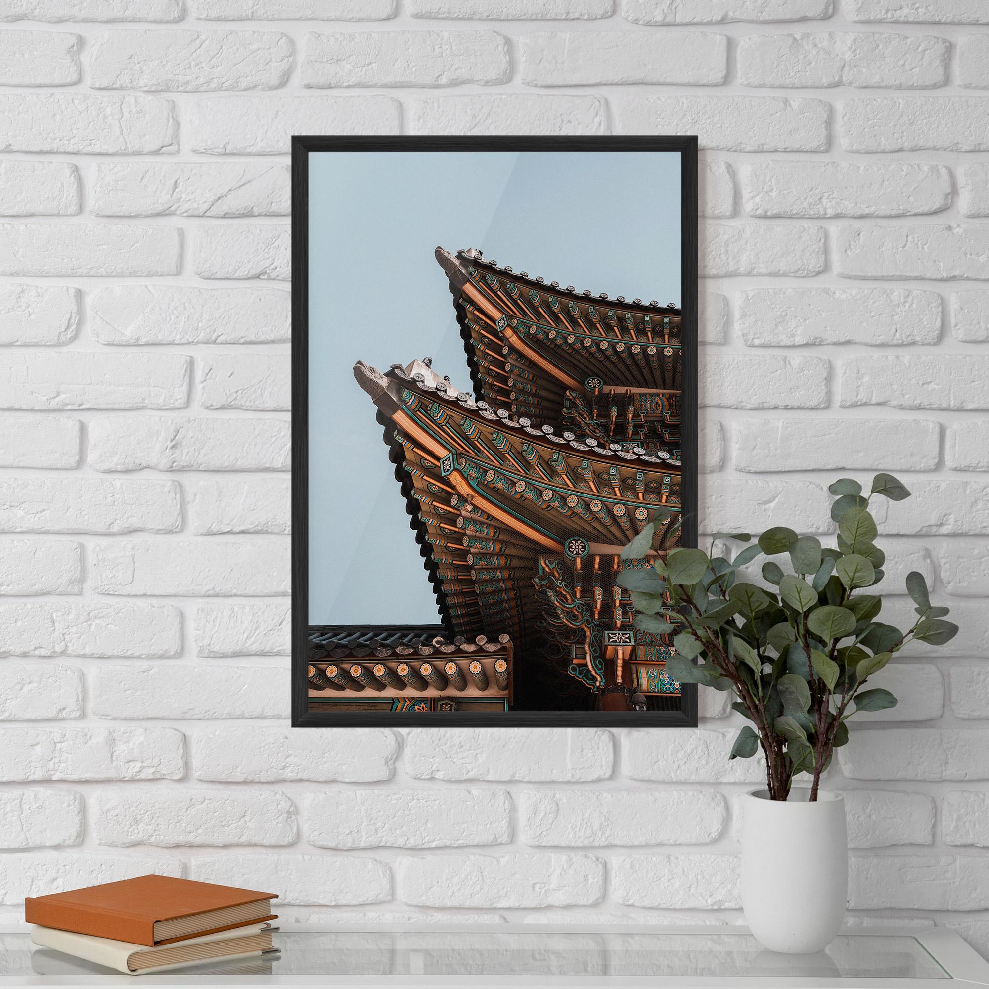 Gerahmte Poster Gyeongbokgung mockup 5