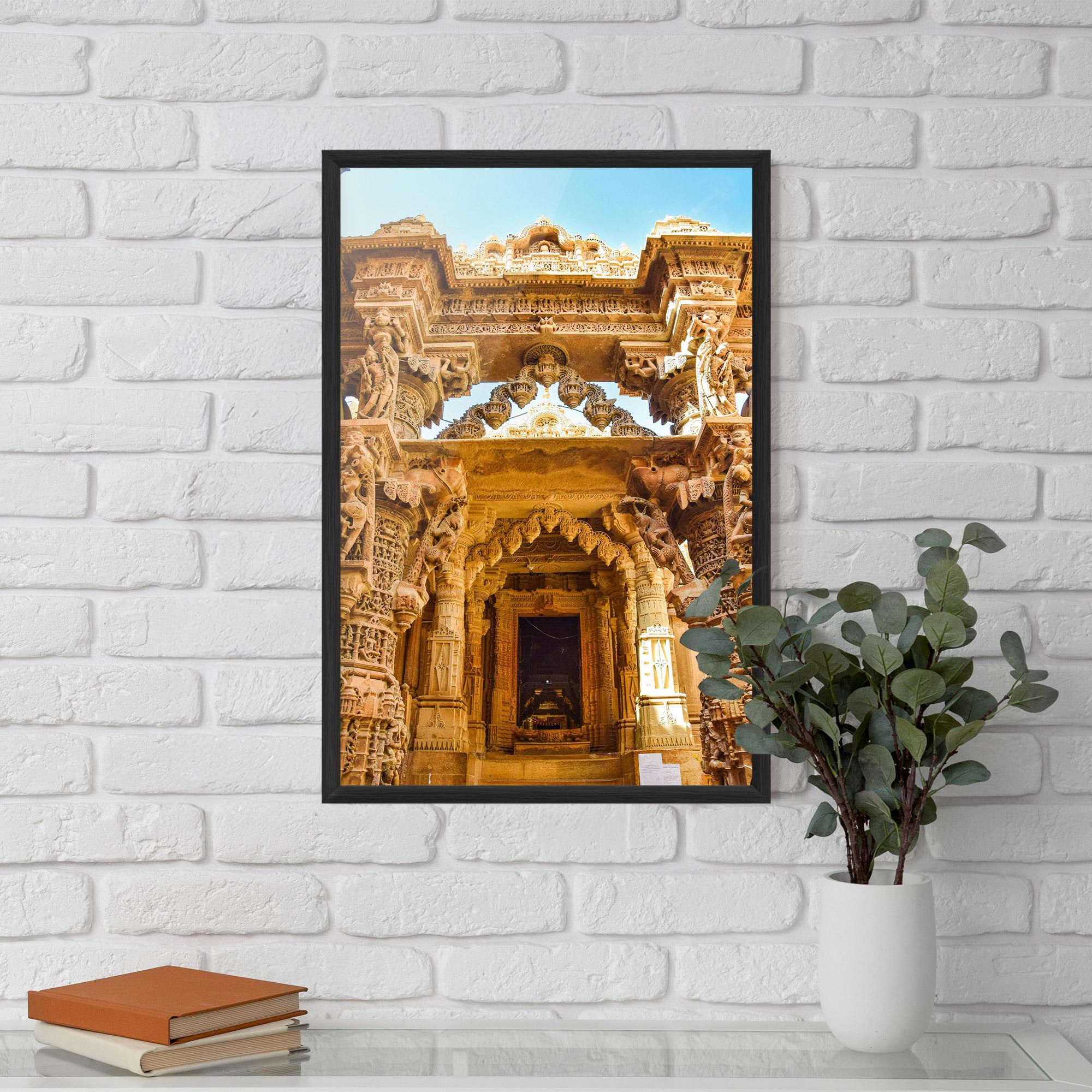 Gerahmte Poster Temples Of Jaisalmer mockup 5